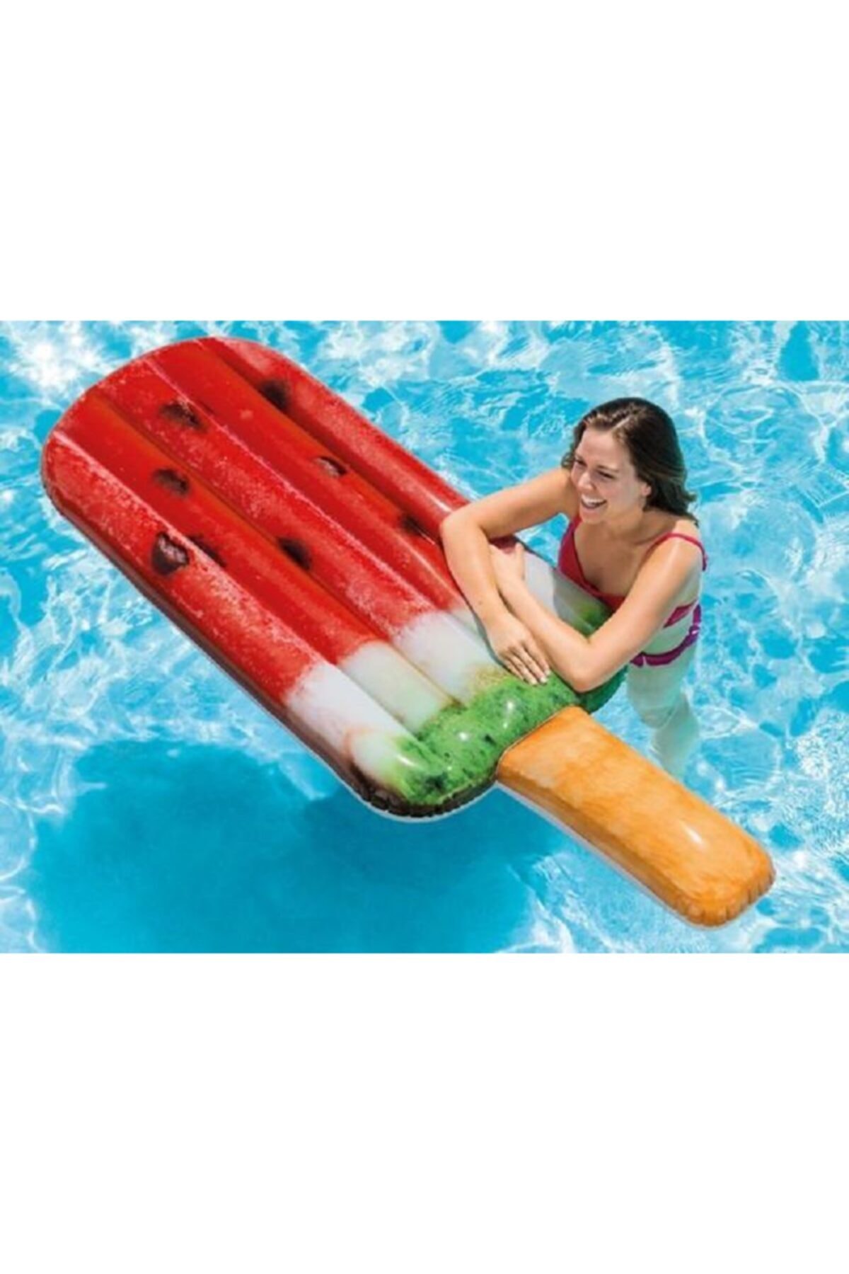 Intex Karpuzlu Dondurma Yatak, 191x76 Cm Havuz Deniz Yatağı -58751