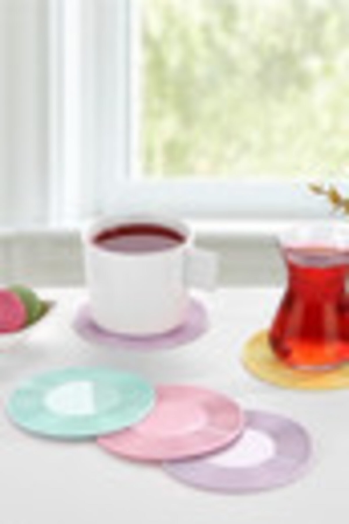 Manor 6'lı Silikon Bardak Altlığı