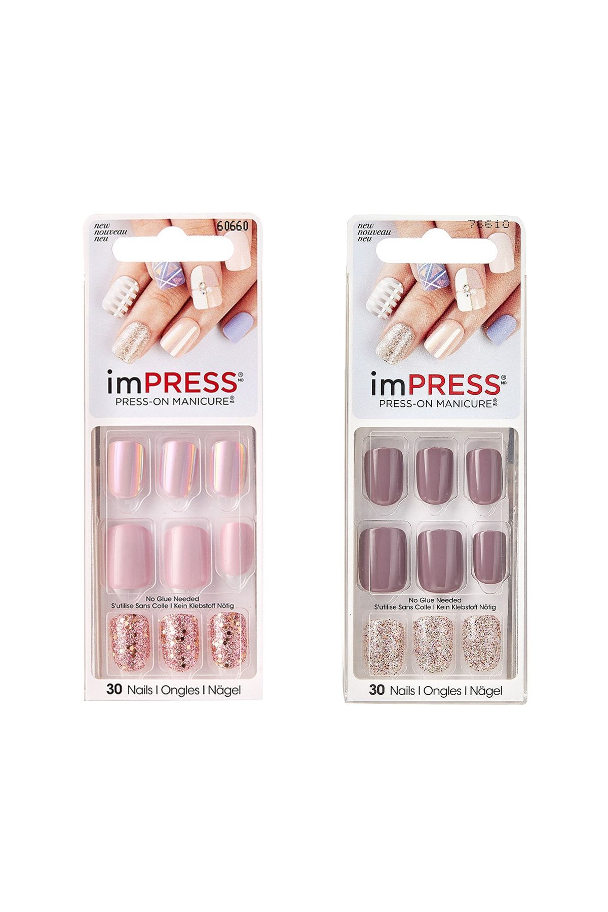 Impress Kendinden Yapışkanlı Takma Tırnak - Kısa - Yapıştır Çık - Bıpd280c - Bıpa120c