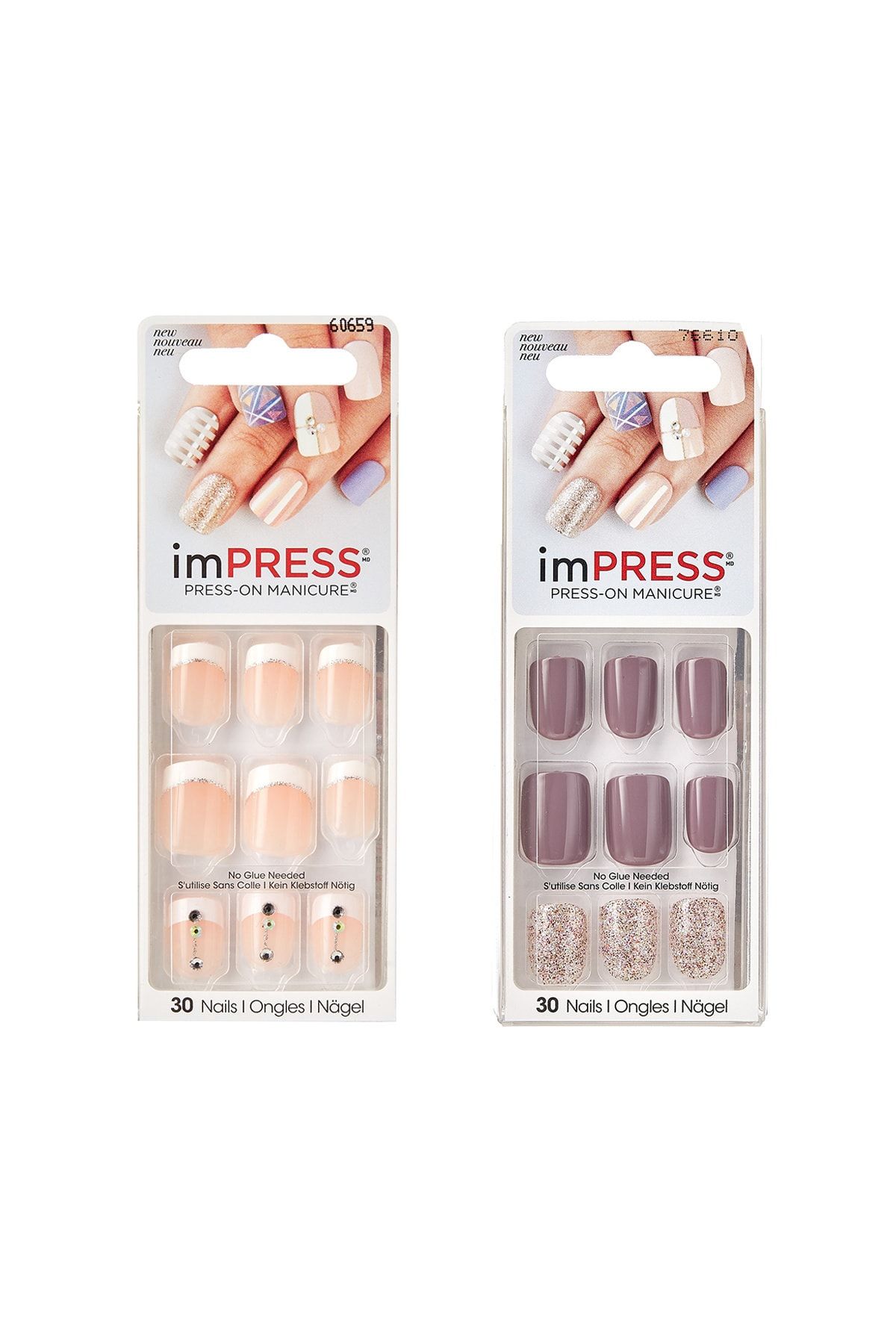 Impress Kendinden Yapışkanlı Takma Tırnak - Kısa - Yapıştır Çık - Bıpd270c - Bıpa120c