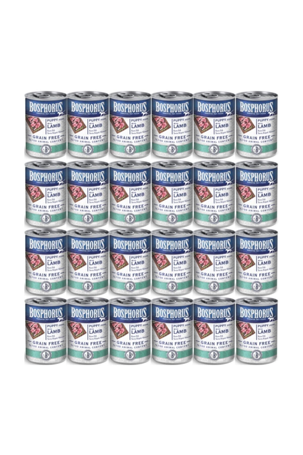 Bosphorus Puppy Lamb Kuzu Etli Yavru Köpek Konserve Maması 24 X 415 gr