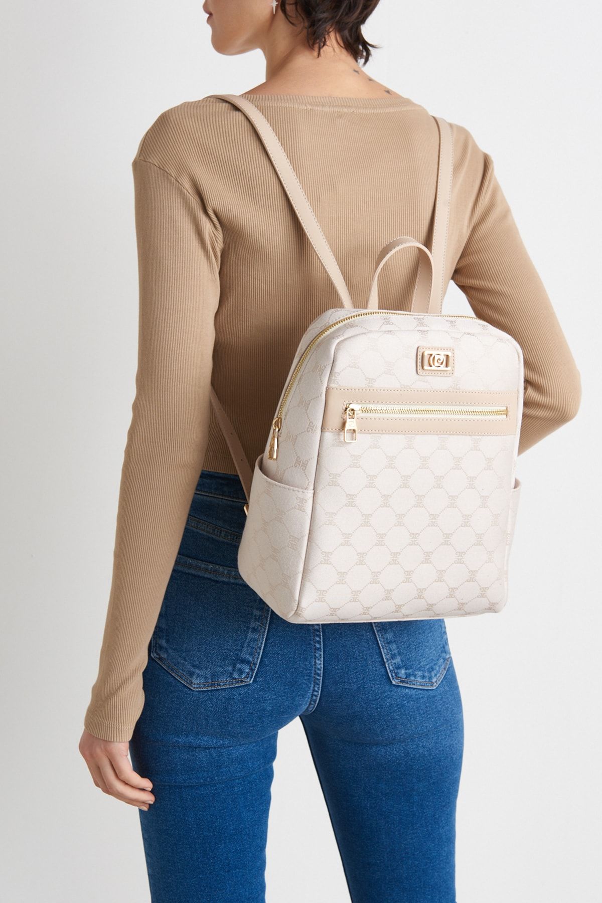 Pierre Cardin Bej Sırt Çantası 05PO20Y1406