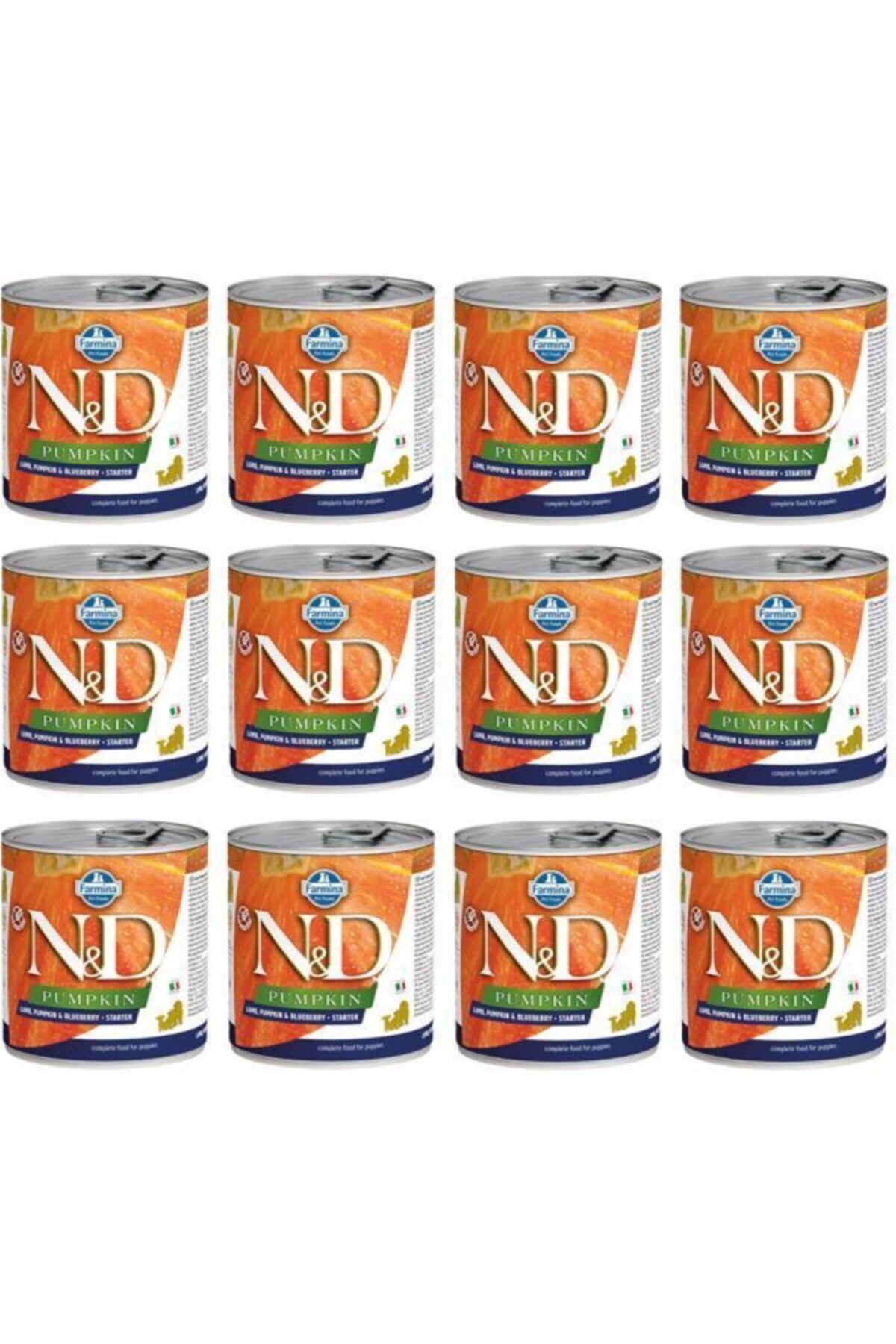 N&D Balkabakli Kuzu Etli Anne Ve Yavru Köpek Konservesi 285 Gr 12 Adet