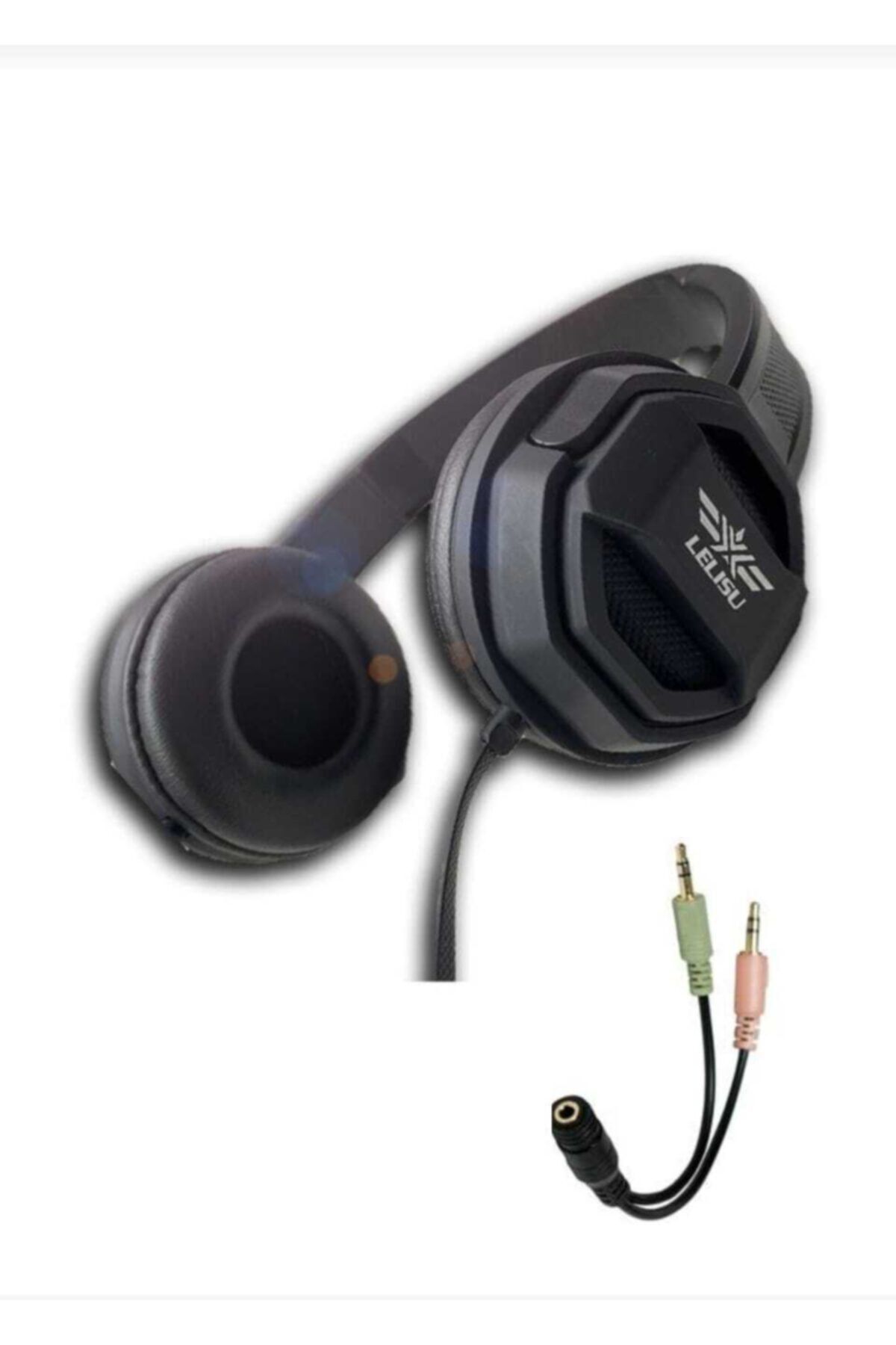 teknosepetim Ls-802 Çift Jaklı Oyuncu Kulaklığı Masaüstü Bilgisayar Leptop Telefon Uygun Prof.gaming Stereo Pubg