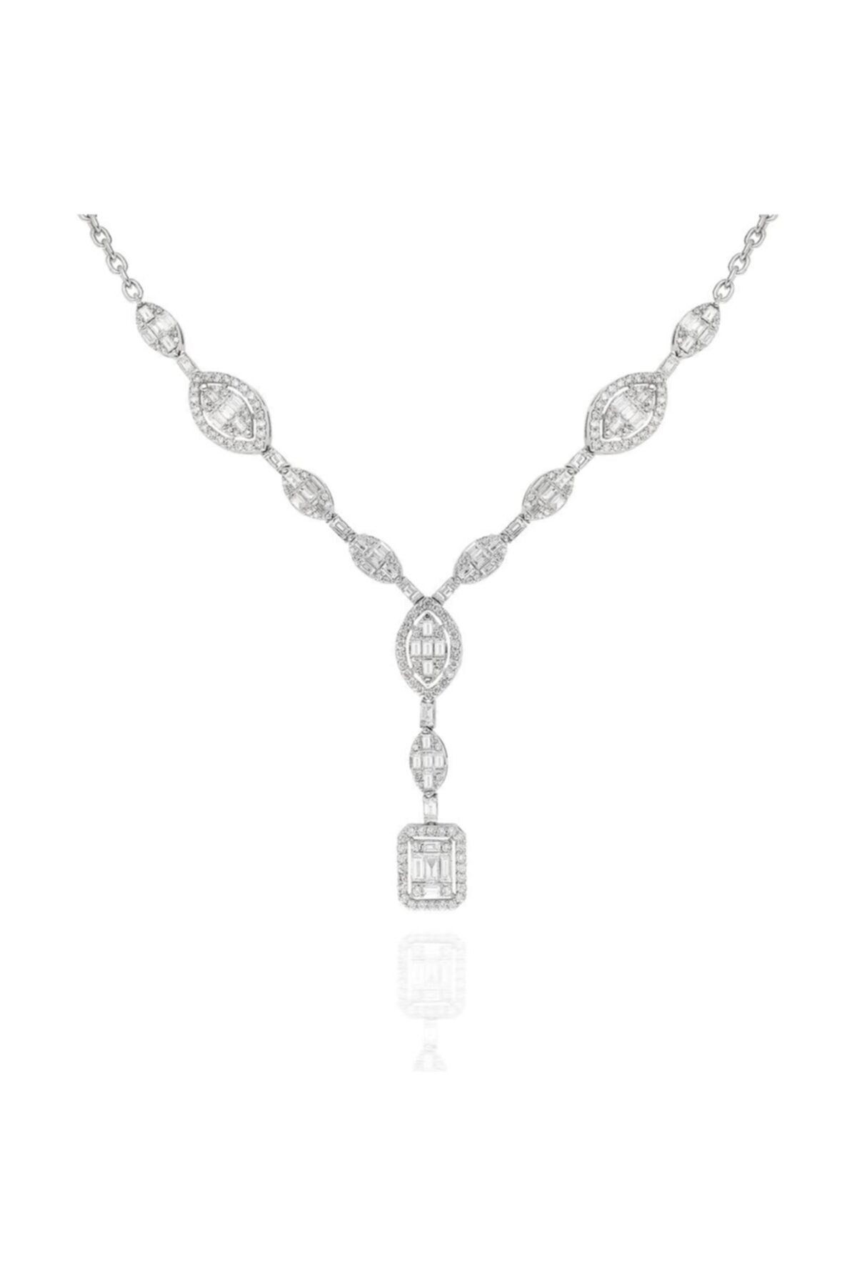 Vav Pırlanta 1,92 Ct 18 Ayar Pırlanta Kolye