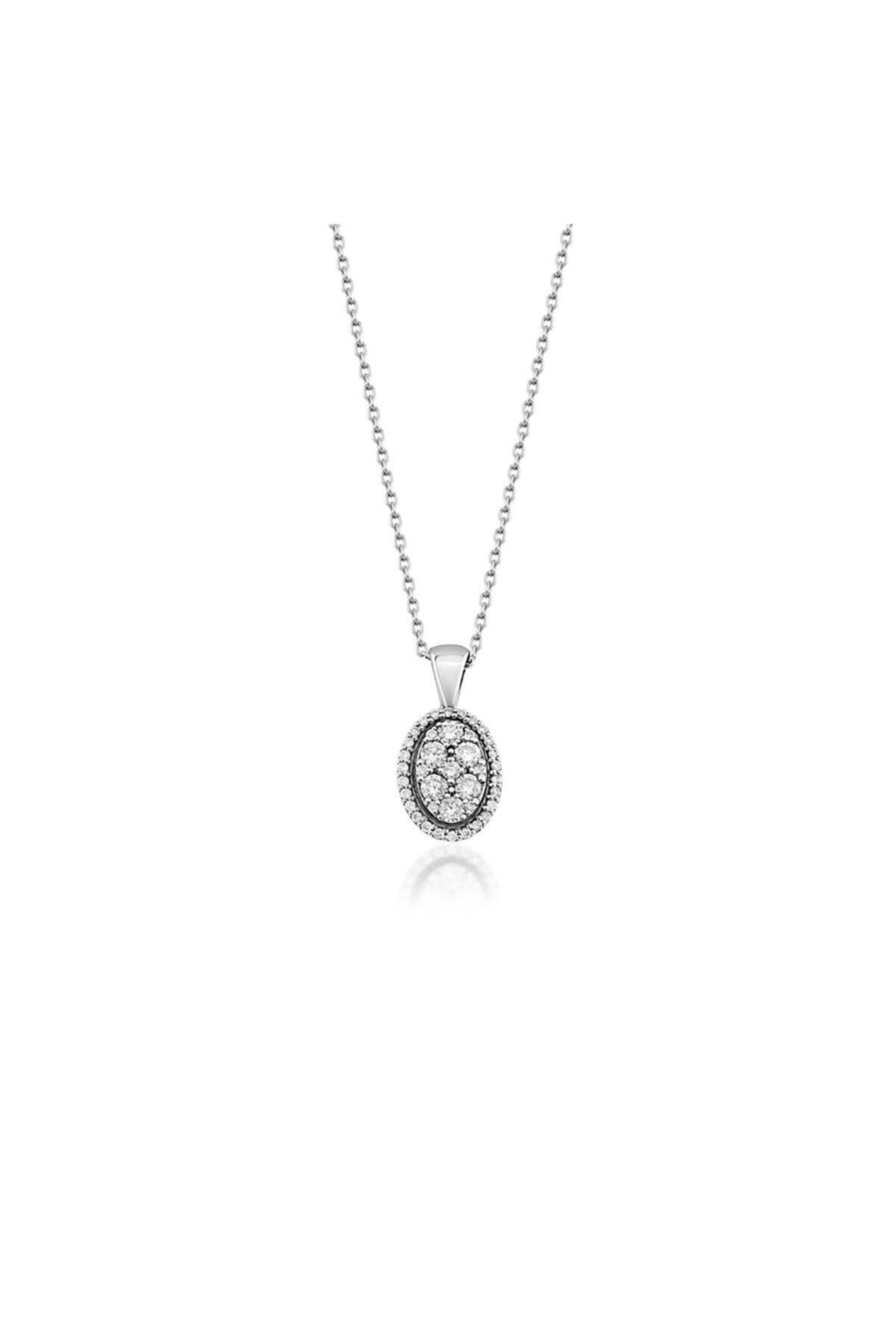 İBER DIAMOND F Sı 0.34 Karat Hrd Sertifikalı Pırlanta Taşlı Kolye