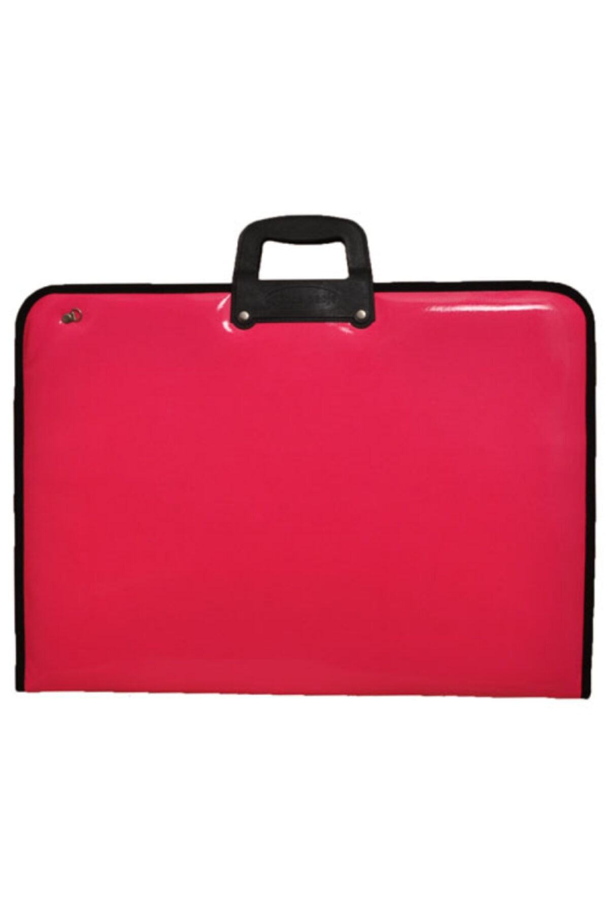 Gözde Deri Proje Çantası 38*53*4 Cm. Cepli Neon Pembe