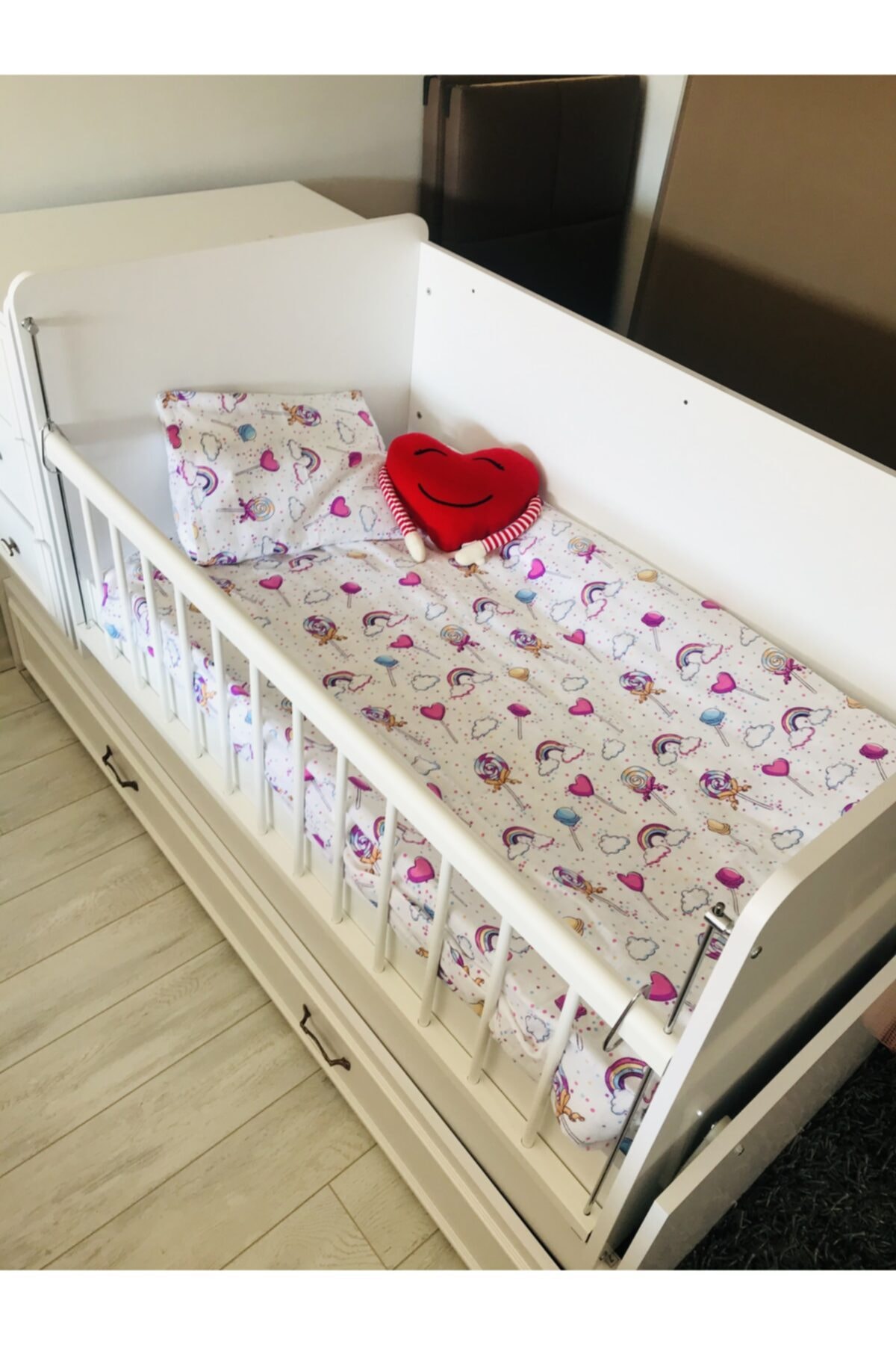 SAFPAMUKEVİM Bebek Nevresim Takımı %100 Pamuk-müslin Kumaş