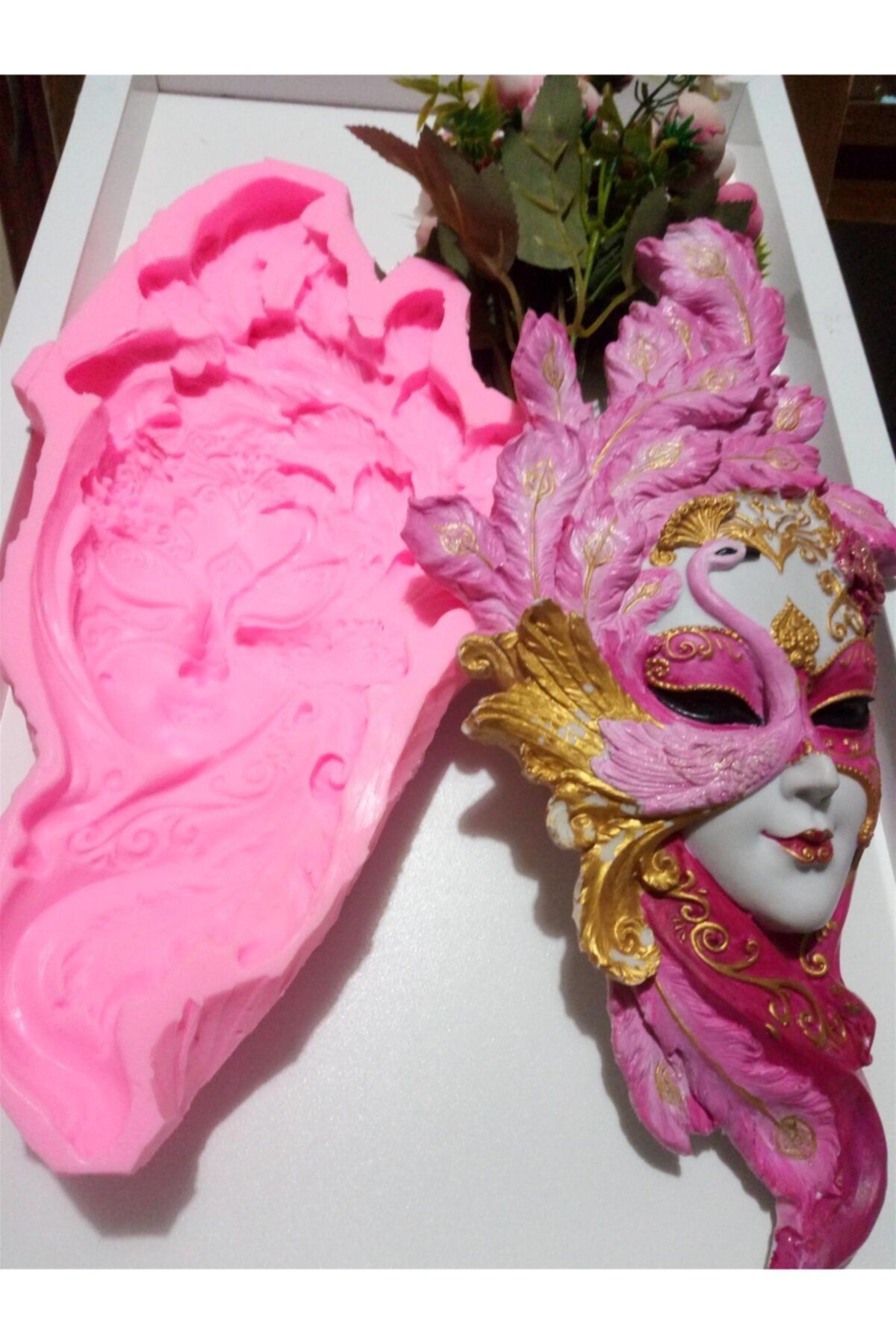 renklidüşler Kadın Maske Silikon Kalıp