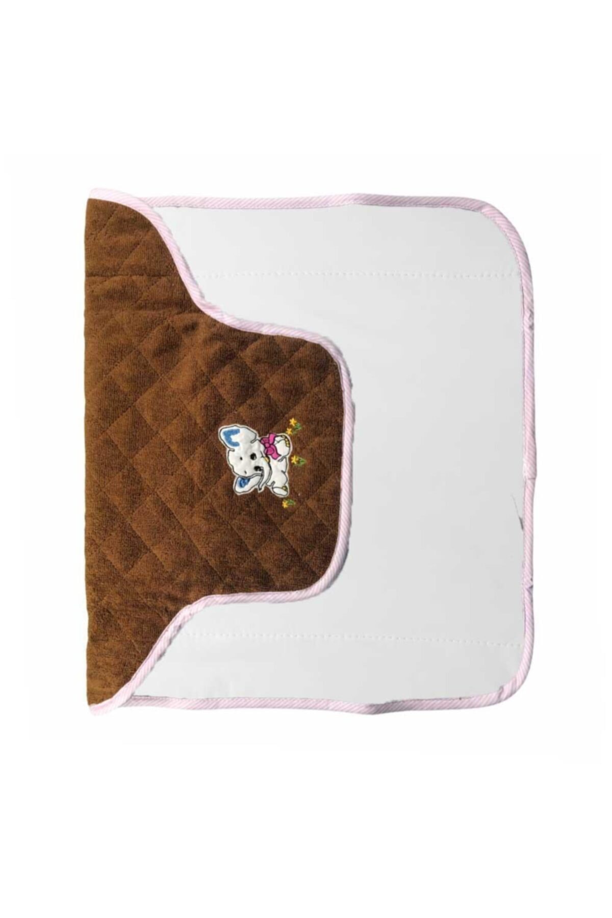 Tekstil Sepeti Fil Kahve Pembe Alez Özellikli Alt Açma Bezi