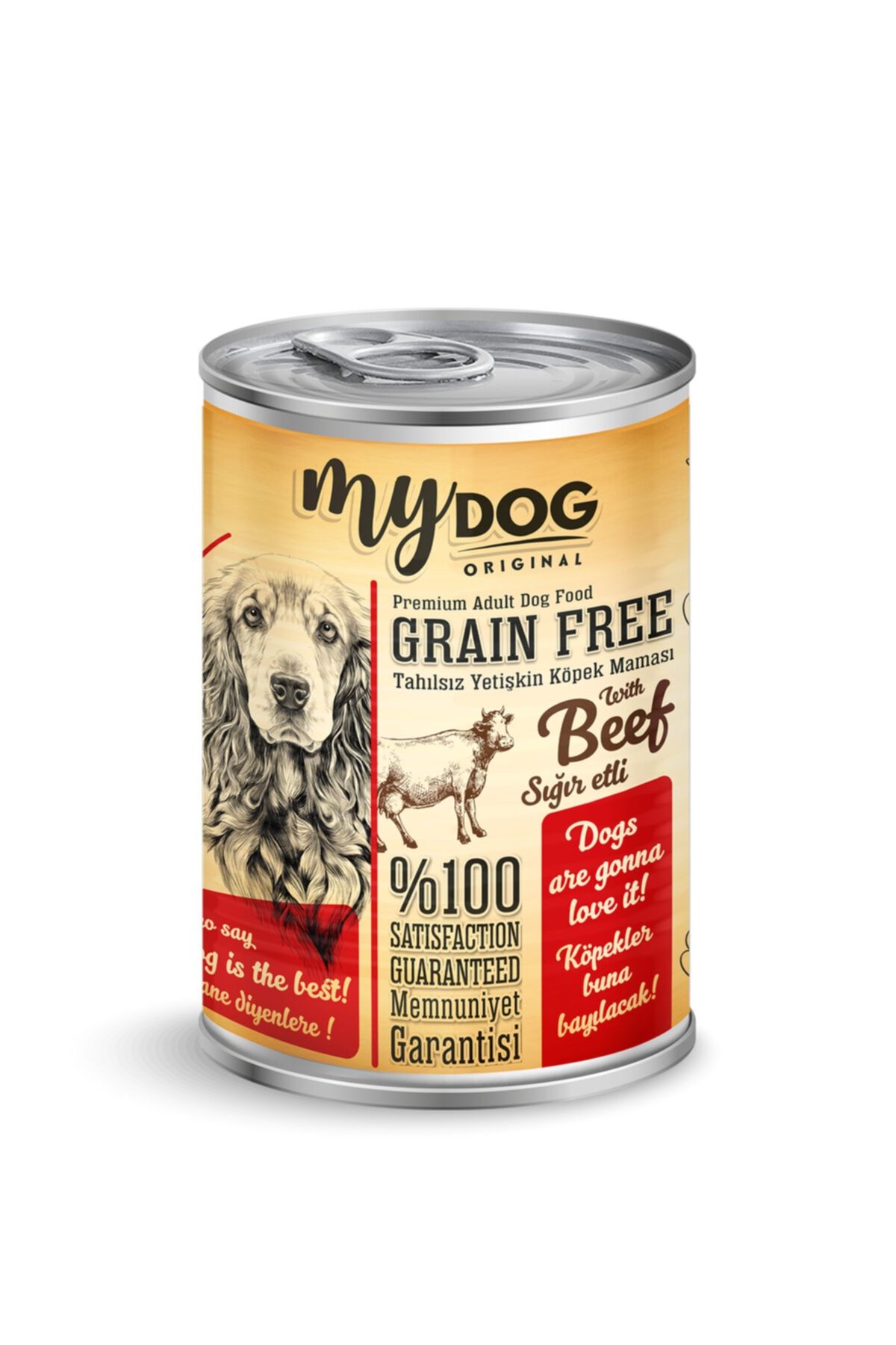 mydog Tahılsız Sığır Etli Köpek Konservesi 415 g12'lı Koli