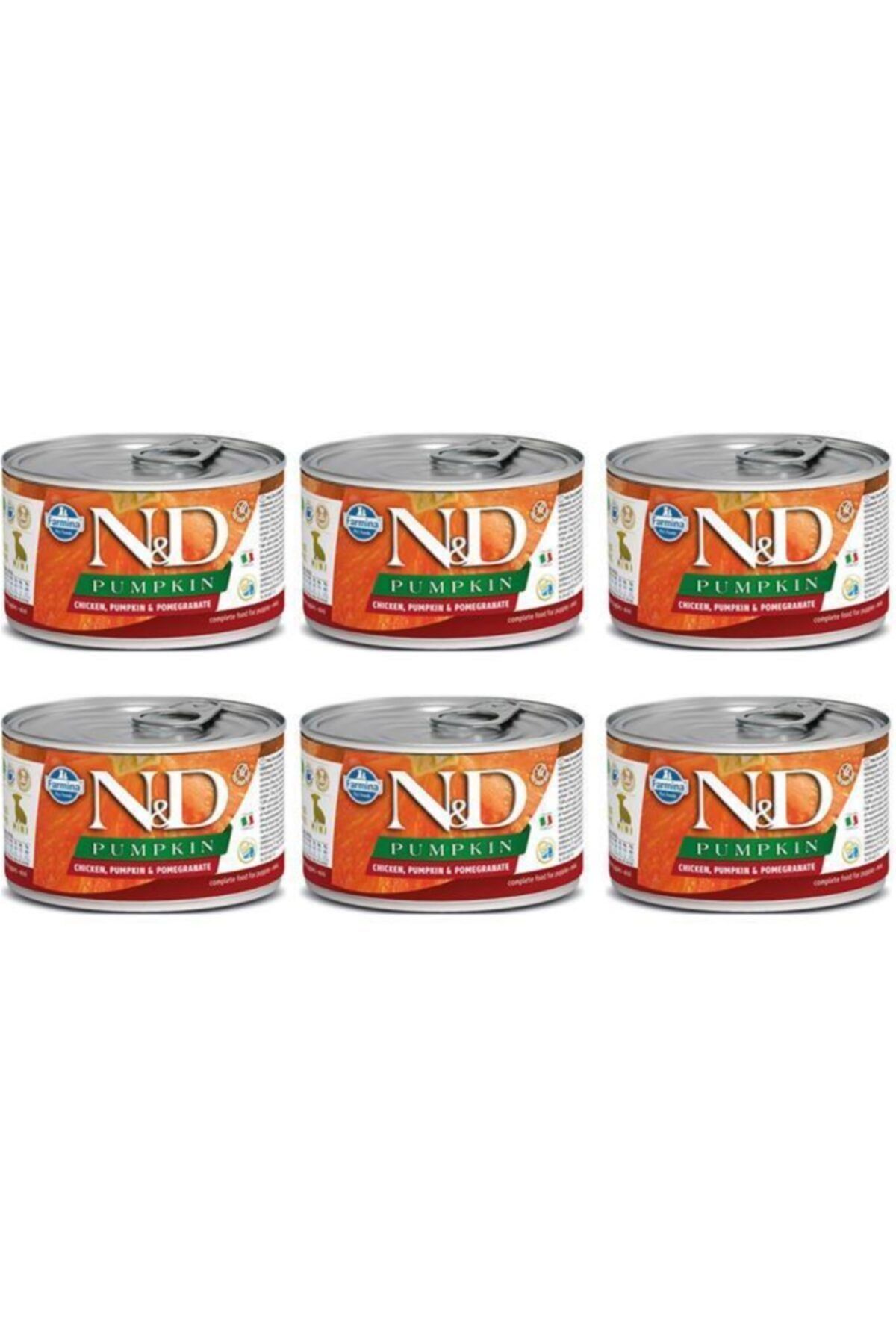 N&D Pumpkin Tavuklu Starter Puppy Mini Köpek Konservesi 140 Gr 6 Adet
