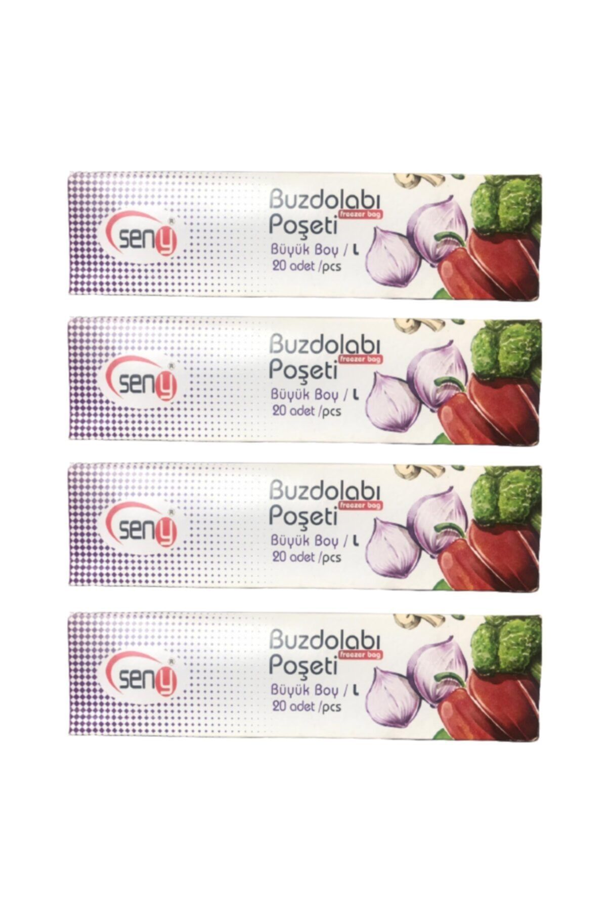 SENY Buzdolabı Poşeti Büyük Boy/ 4 Paket