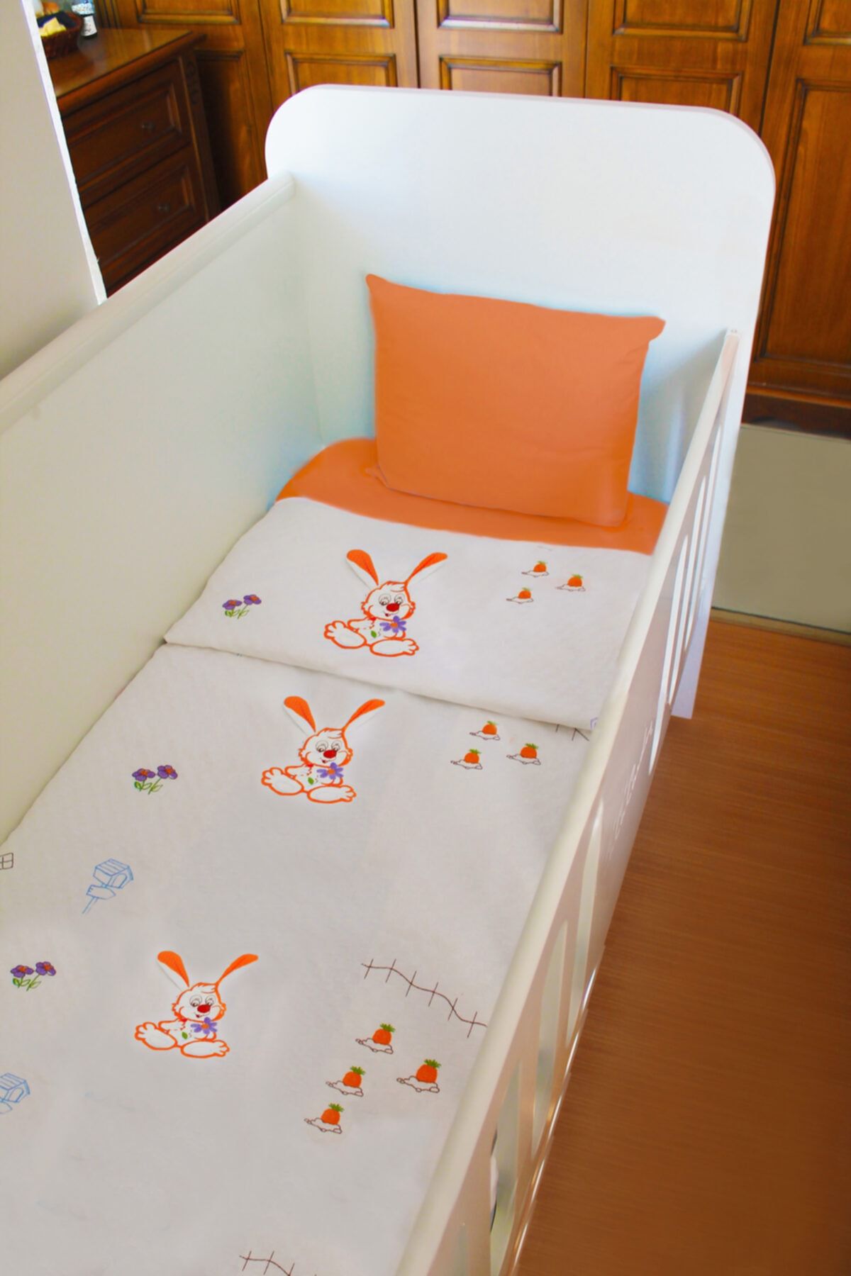 Yummy Baby Bebek Odası Nevresim Takımı %100 Pamuk (Pike) Kumaş