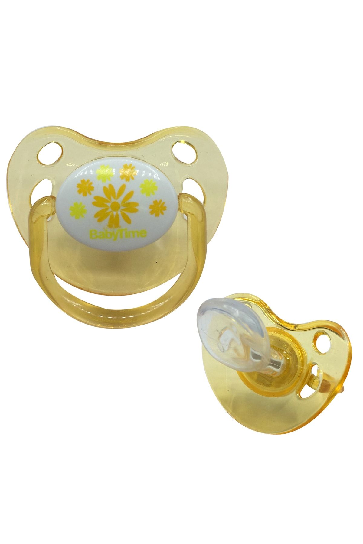 Babytime Bt133 Silikon Damaklı Emzik No 3 - Turuncu