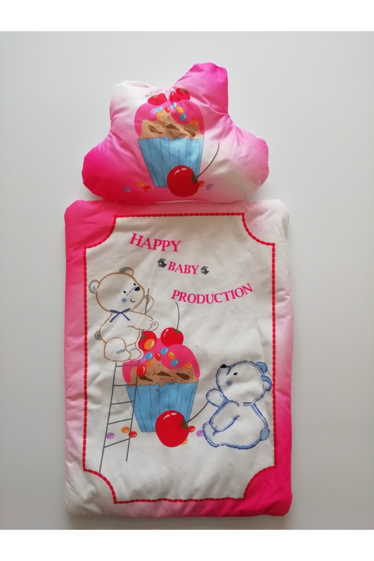 Jaune Baby Mutlu Ayı Alt Açma Minderi - Happy Bear