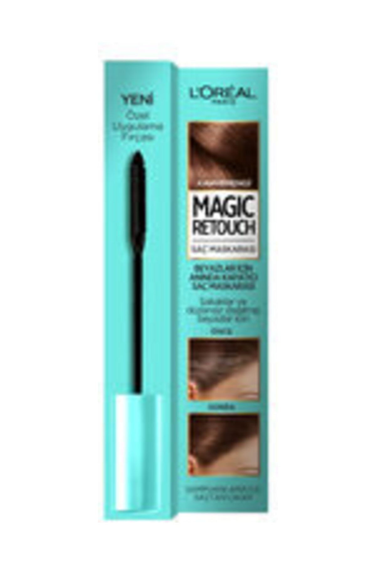 L'Oreal Paris L’Oreal Magic Retouch Beyaz Kapatıcı Saç Maskarası Kahve