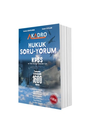 A Kadro Kpss A Grubu Hukuk Soru Yorum Soru Bankası Çözümlü 5. Baskı Image 0