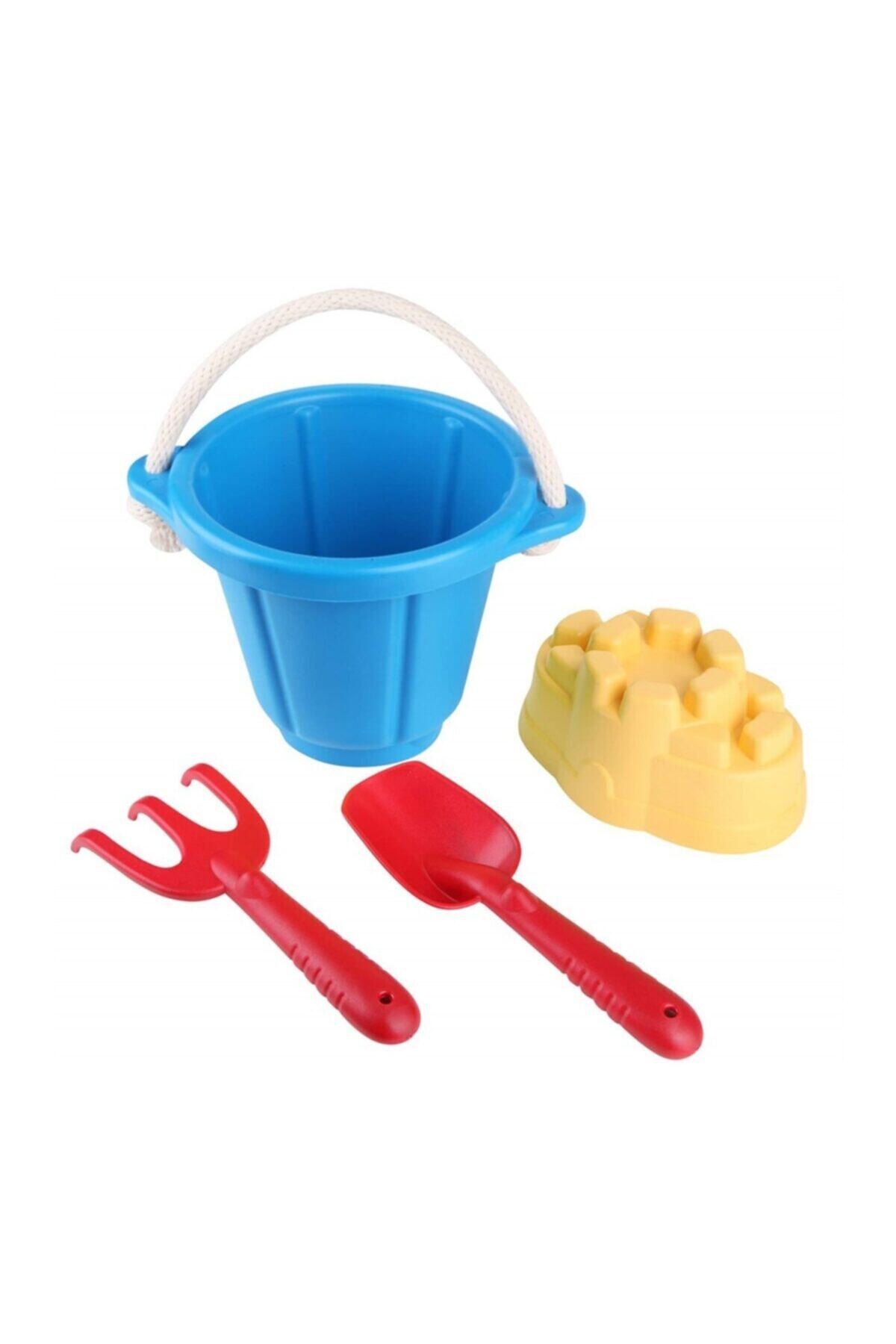 Muhcu Toys Renkli Çocuk Kum Kova Plaj Oyun Seti