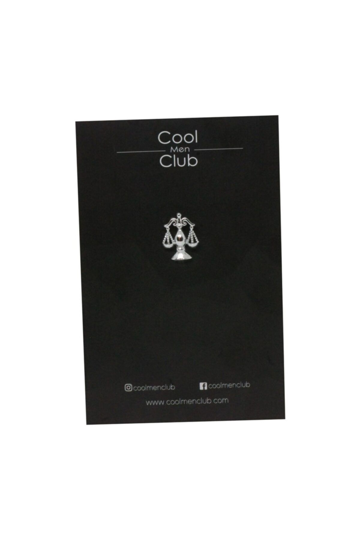 COOLMENCLUB Erkek Terazi Yaka Broşu CMC6978