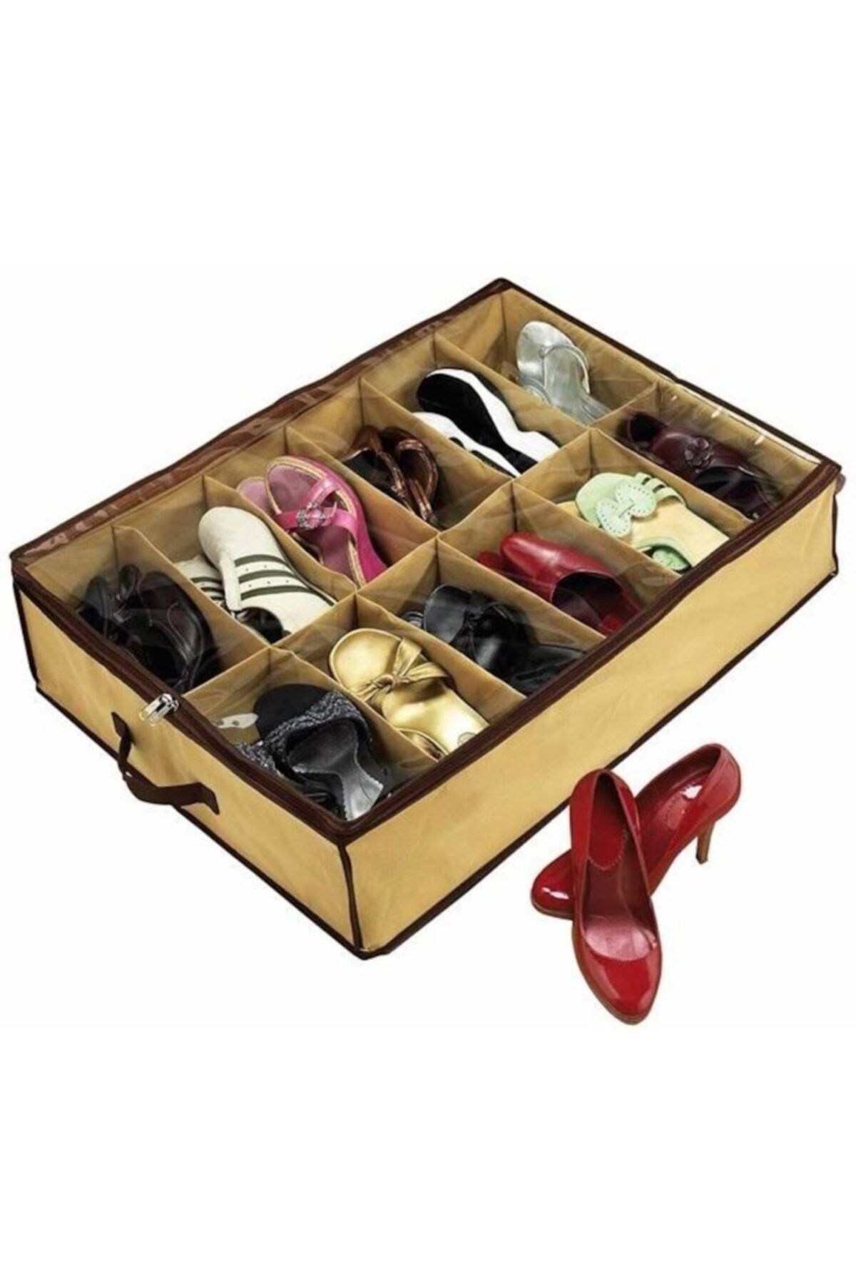 Shoes Ayakkabı Saklama Çantası 12 Bölmeli