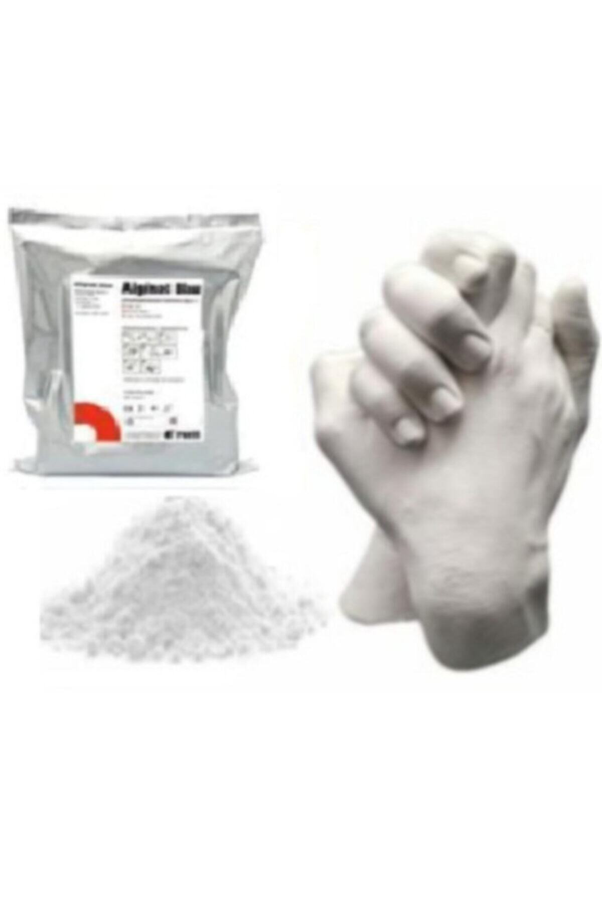 Sivar Aljinat El Heykeli Kalıbı Alma Ekonomik Set 1 Kg K.pyer Alçısı + 450 Gr Aljinat