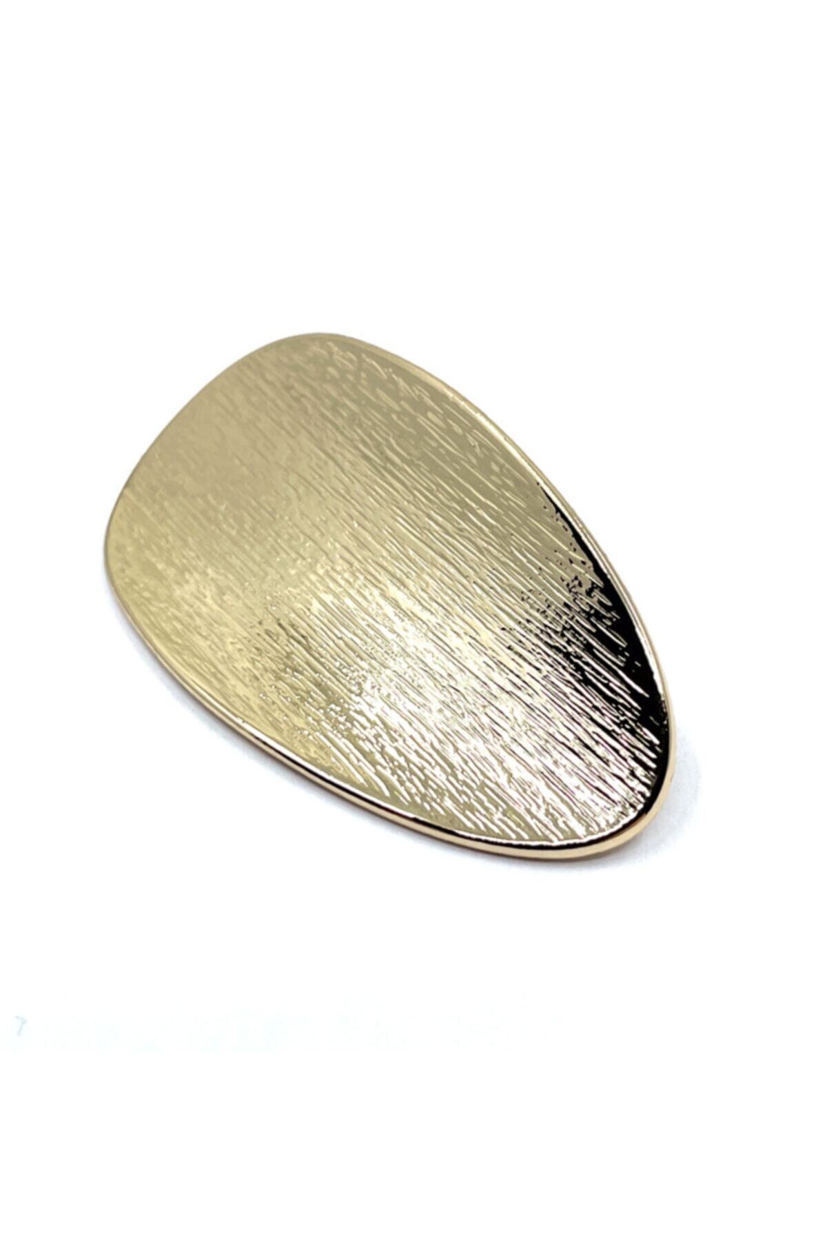 Düğmebul by ORG Metal Gold Kadın Düğme,ceket,palto,blazer,bluz Düğmesi, Dizayn Düğme 5'li Paket 76 Boy 48mm