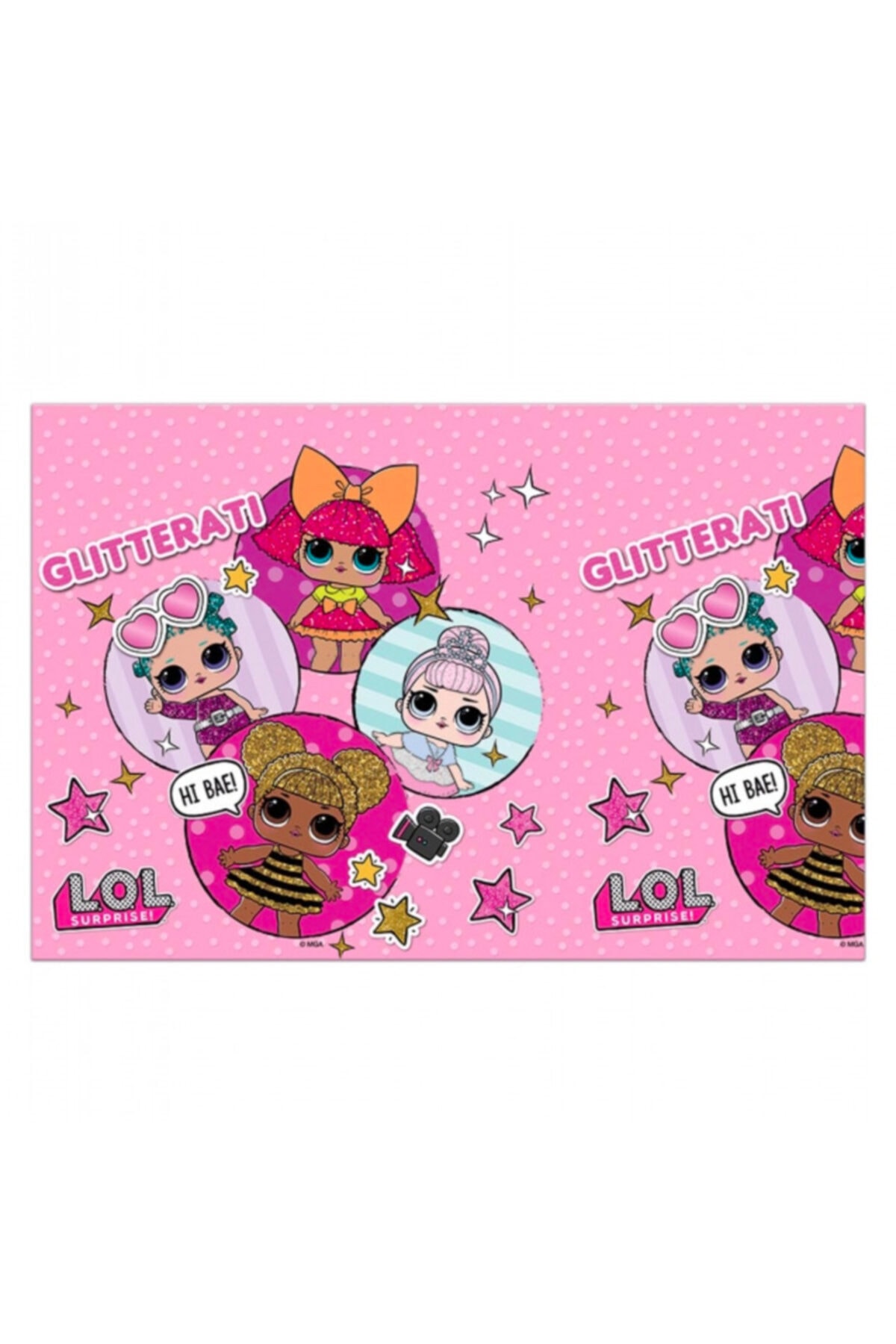BalonEvi Lol Bebek Temalı Plastik Masa Örtüsü 180 X 120