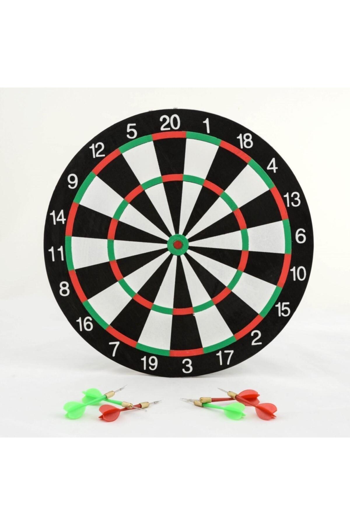 ozgurpazar Çift Taraflı 40 Cm Dart Tahtası Ve 6 Adet Ok