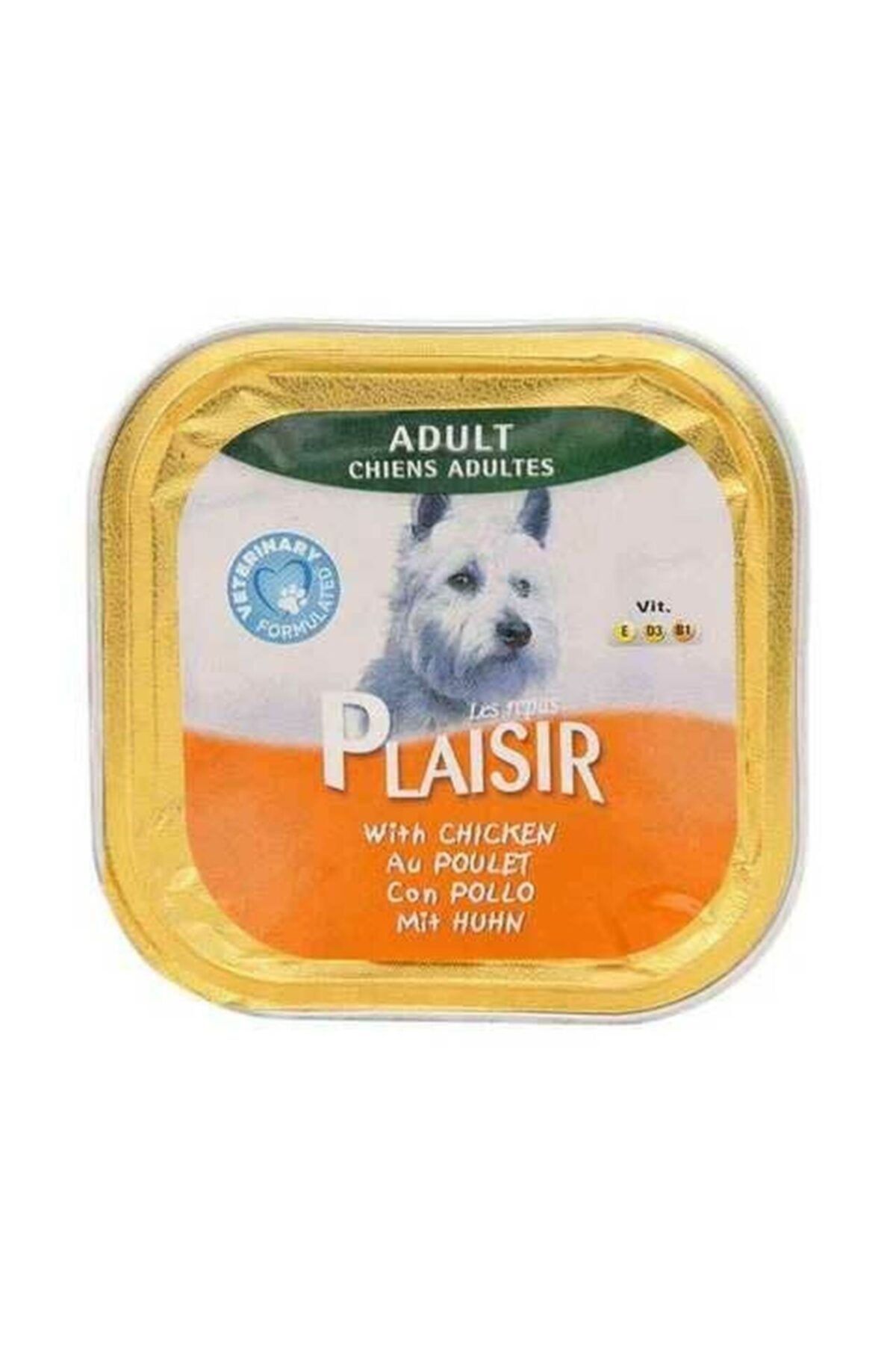 Plaisir Plaısır Tavuk Etli Konserve Köpek Maması 150 Gr