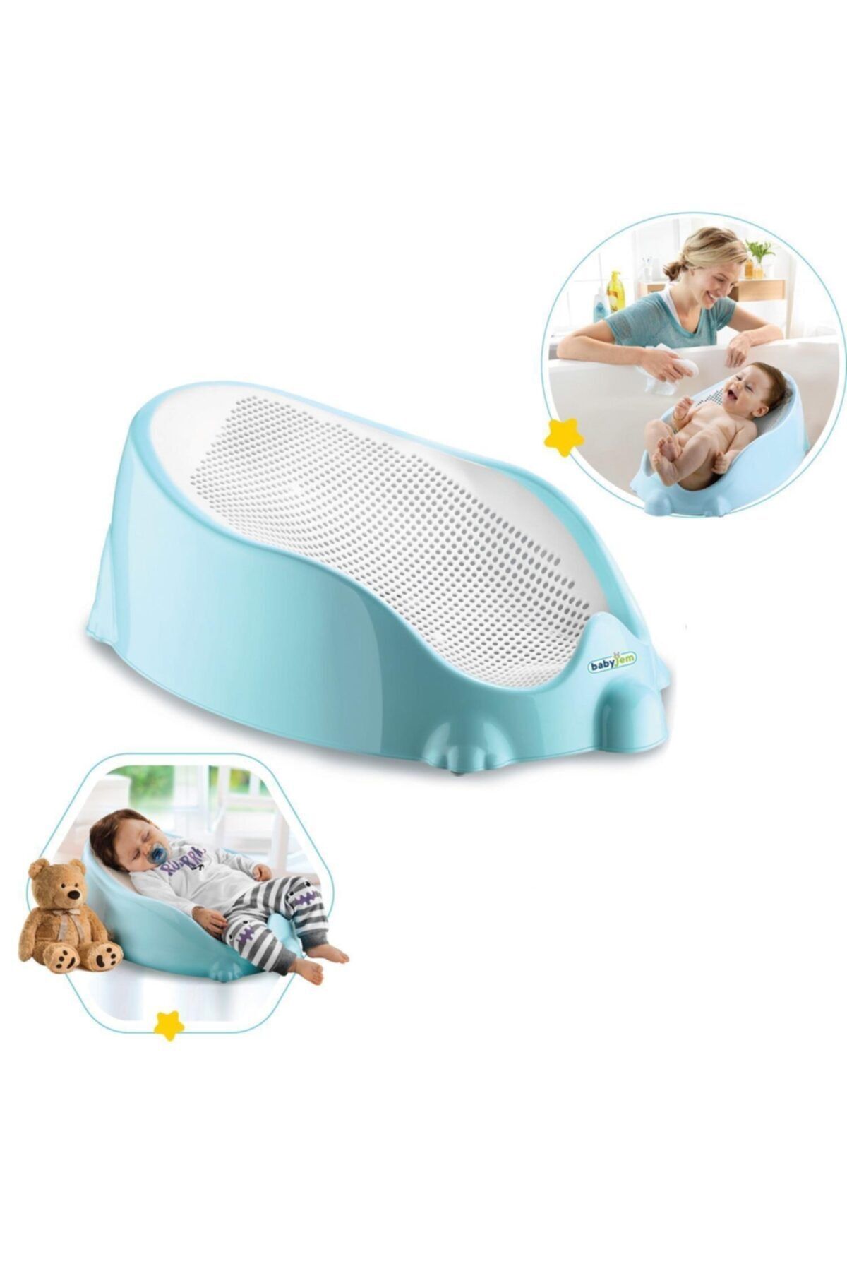 Babyjem Mint Yeşil Soft Banyo Desteği