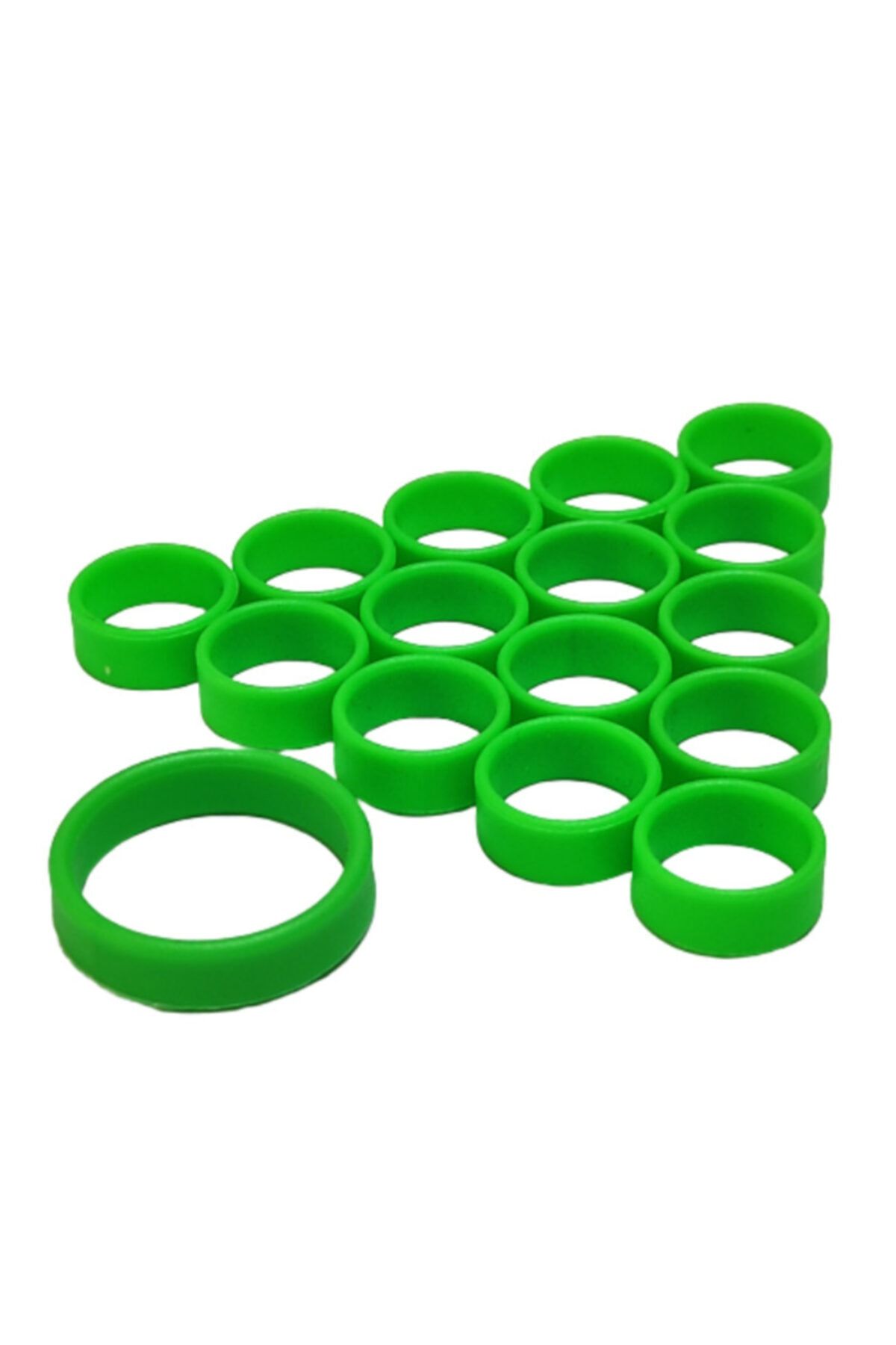 mutlu tavukçuluk Tavuk Halkası-künyesi 22 Mm 10 Lu Pk.yeşil