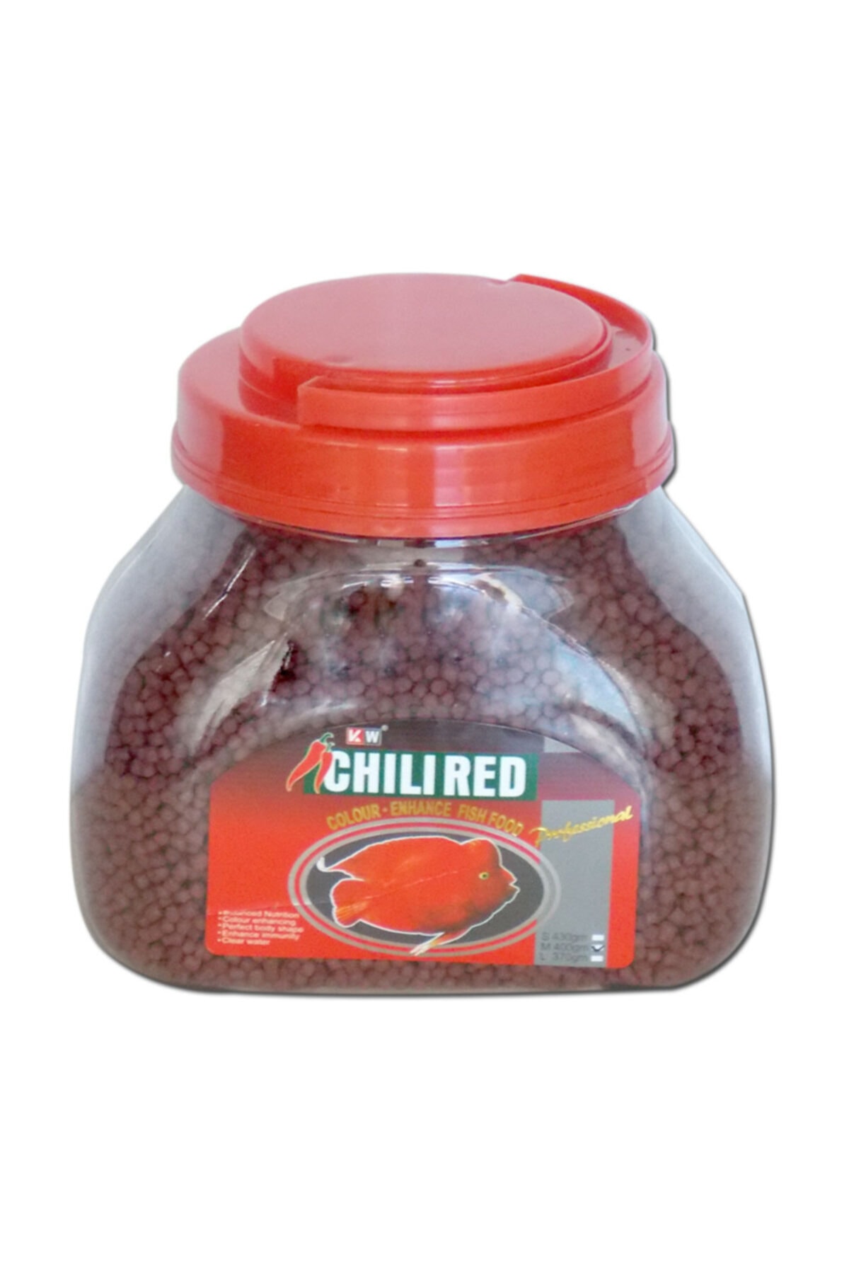 See Me Kw Chili Red Renklendirici Balık Yemi 400 G