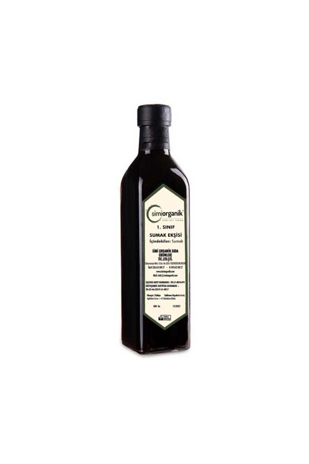 Simiorganik 1. Sınıf Sumak Ekşisi 250 Gr.