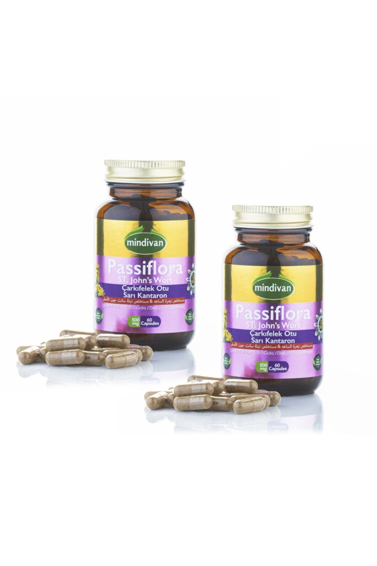 Mindivan Çarkıfelek Otu + Ekstreli Sarı Kantaron Multivitamin 2 Adet