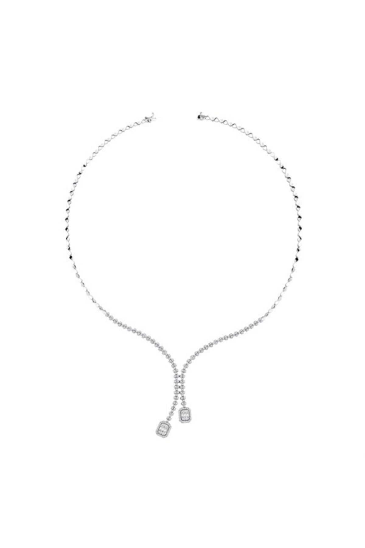 Lotus Diamond 1.59 Karat Baget Pırlanta Gerdanlık