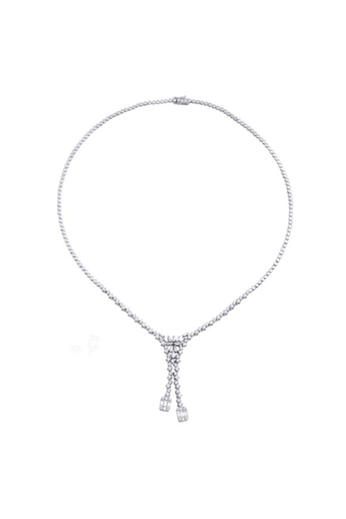 Lotus Diamond 2.69 Karat Pırlanta Baget Gerdanlık