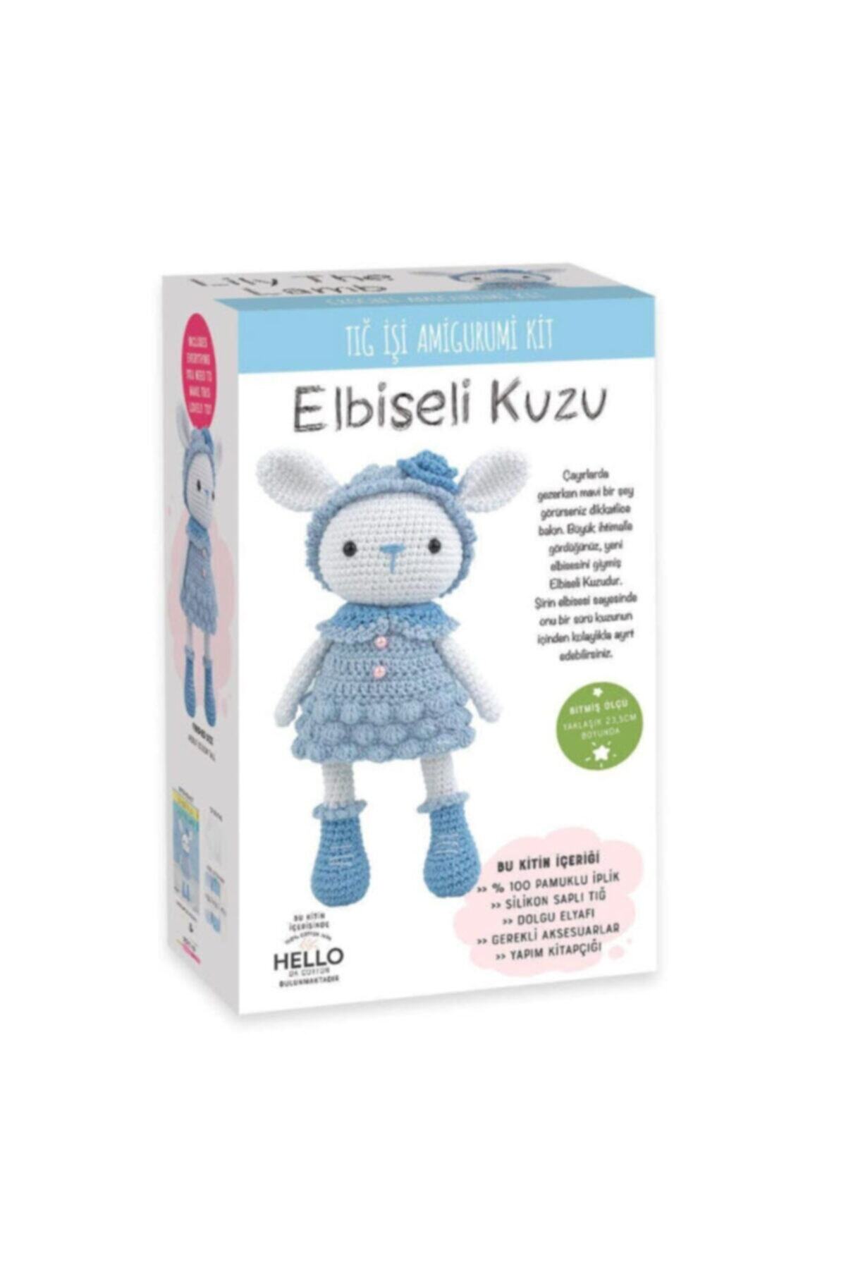 Tuva Amigurumi Kiti Elbiseli Kuzu Scf09 Full Set Orjinal