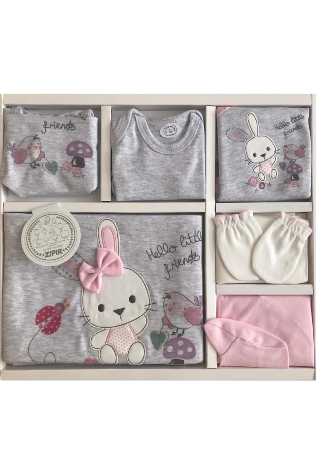 Zıpır Bebek Yeni Doğan Mantarlı Tavşan Hastane Çıkışı 10 Lu Set