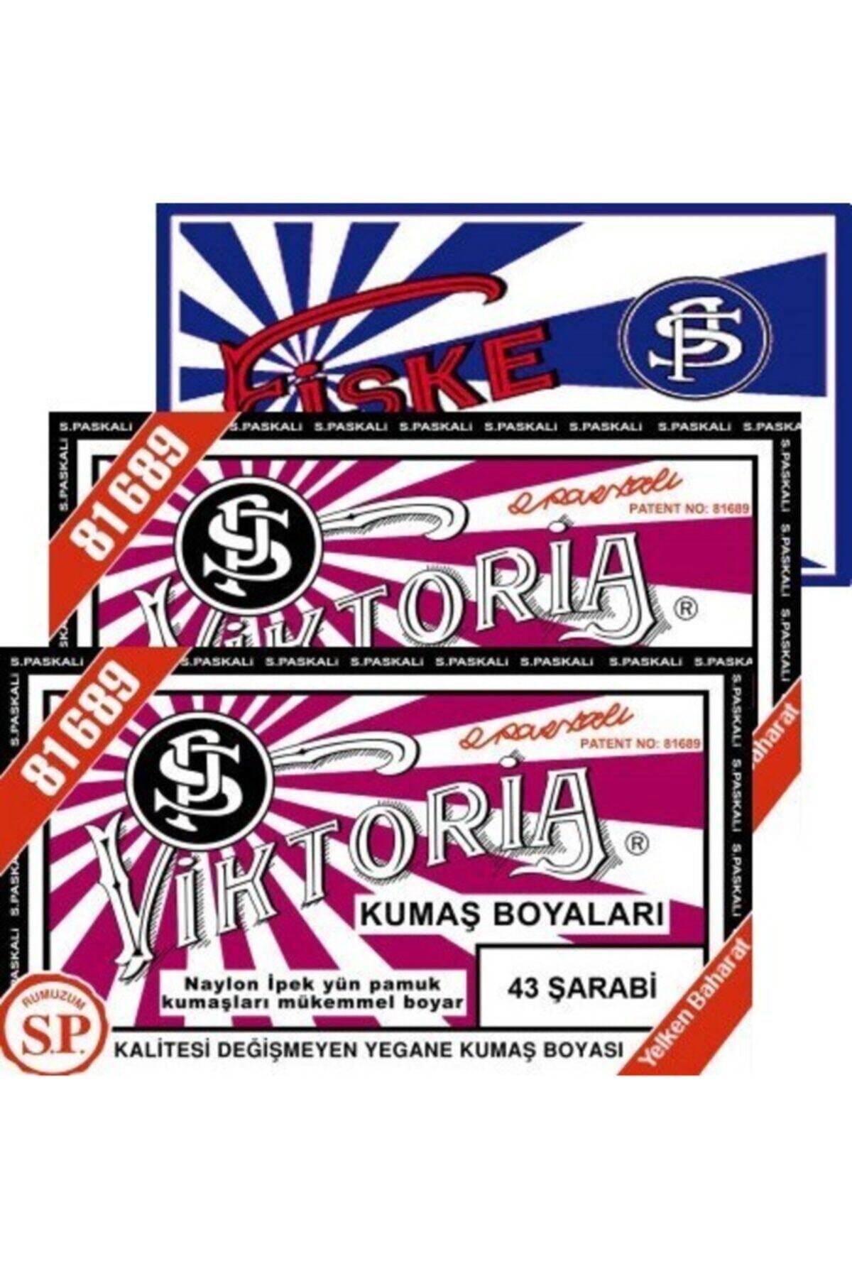 Viktoria Şarabi 2pk+fiske Sabitleme 1pk Kumaş Boyası