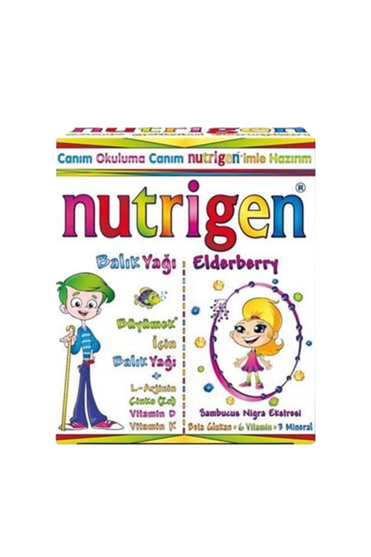 Nutrigen Elderberry Şurup 200 Ml + Balık Yağı Şurubu 200 Ml Kofre