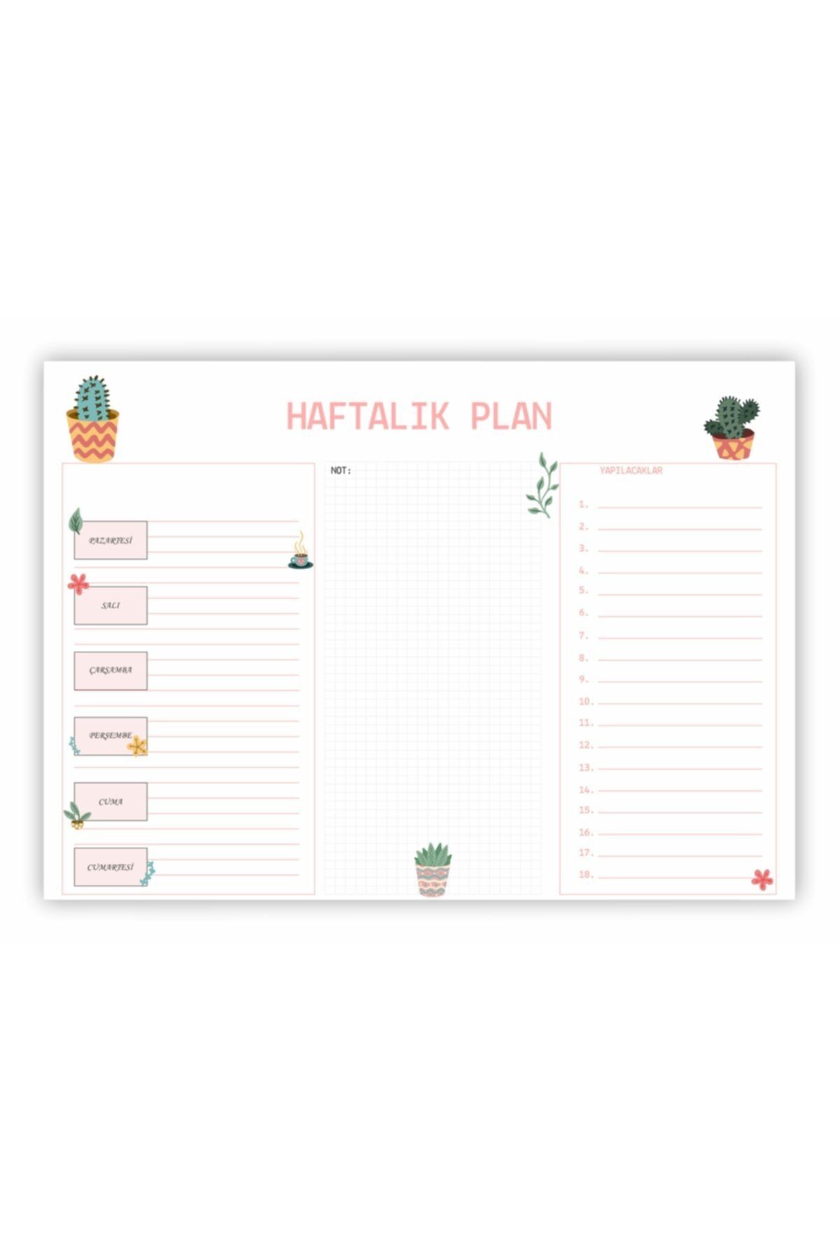 Hsn Planlayıcı Haftalık Defter 62 Syf