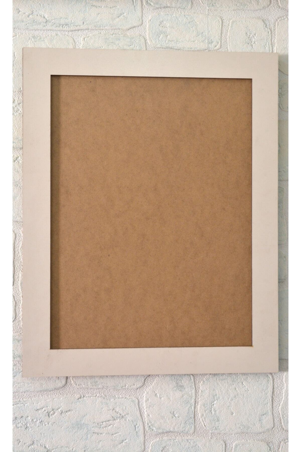 ekolphoto Beyaz Ahşap Fotoğraf Çerçevesi 30x40 Ekl1037