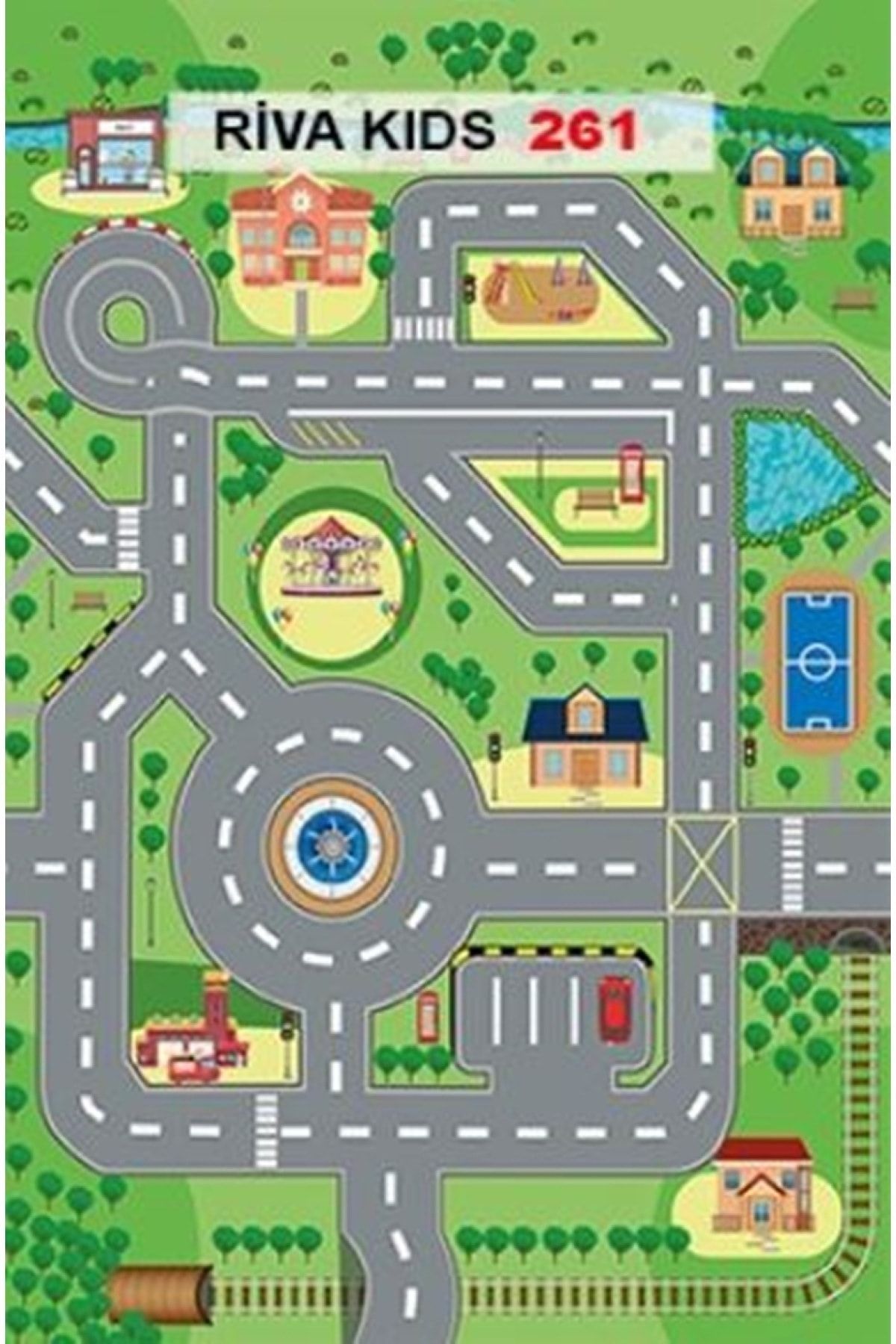 karmen hali araba yollu yikanabilir cocuk oyun halisi fiyati yorumlari trendyol