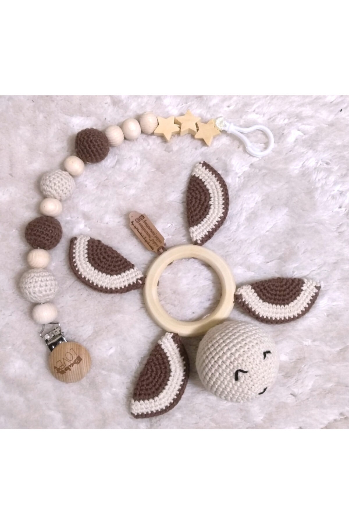 Amigurumi Popyo Amigurumi Örgü Dişlik Ve Çıngırak Seti