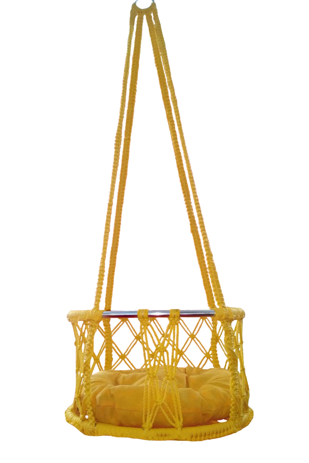 KEYİF SEPETİ Sarı Minderli40'lık Çocuk Salıncağı