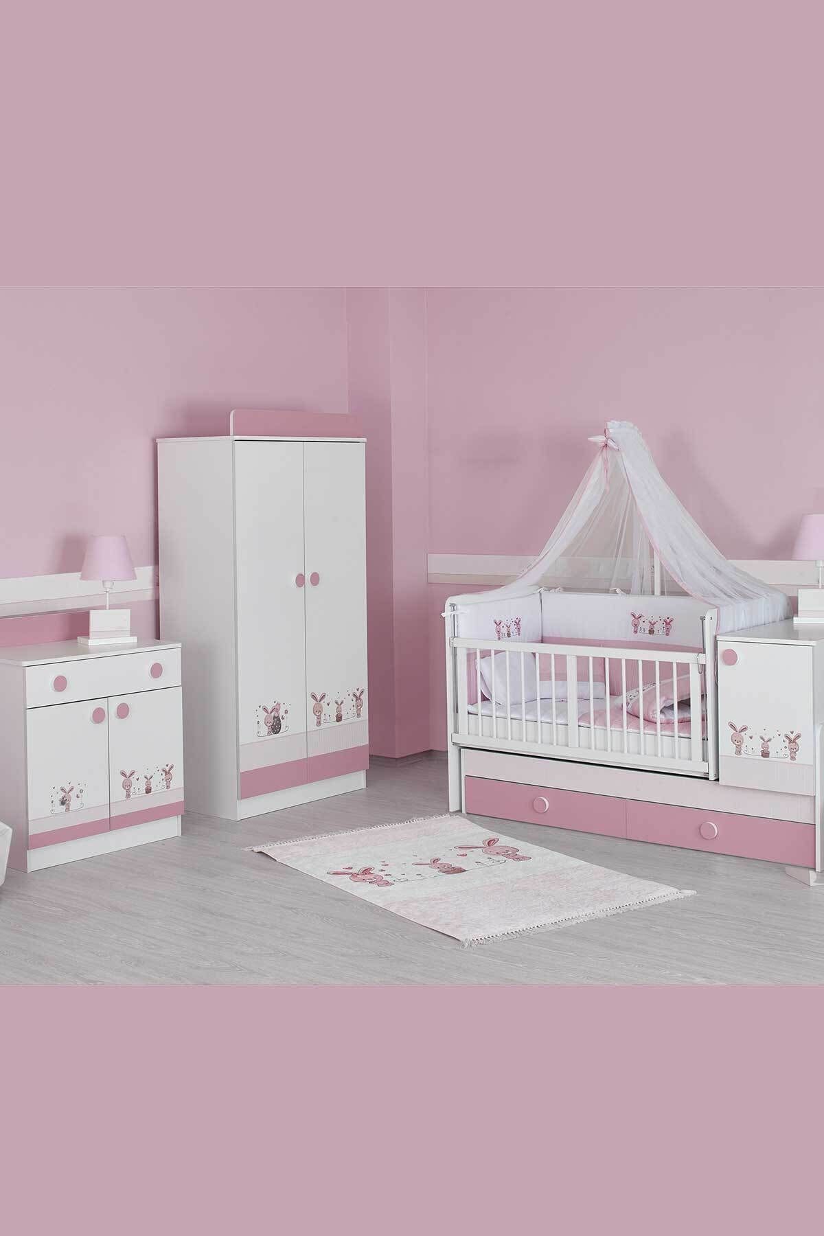 Babycom Sevimli Tavşancıklar Bebek Odası Takımı