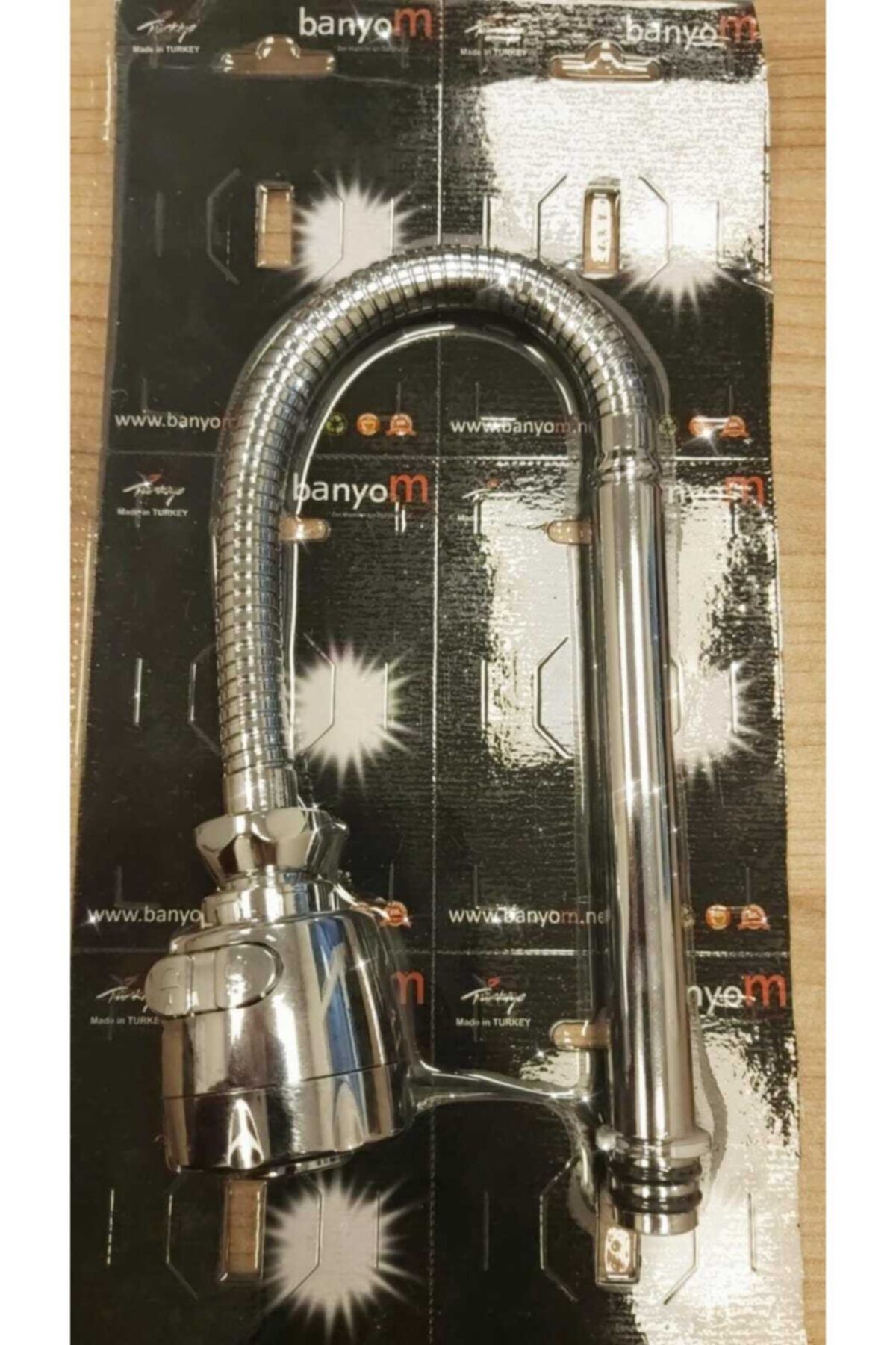 LEVEL SU ARMATÜR Spiralli Kubar Boru Krom