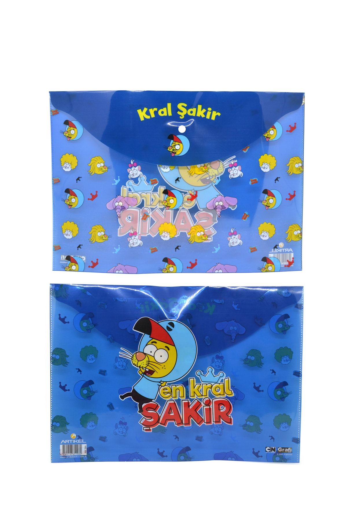 Artikel A4 Çıt Çıt Zarf Dosya K.şakir Modeli Mavi