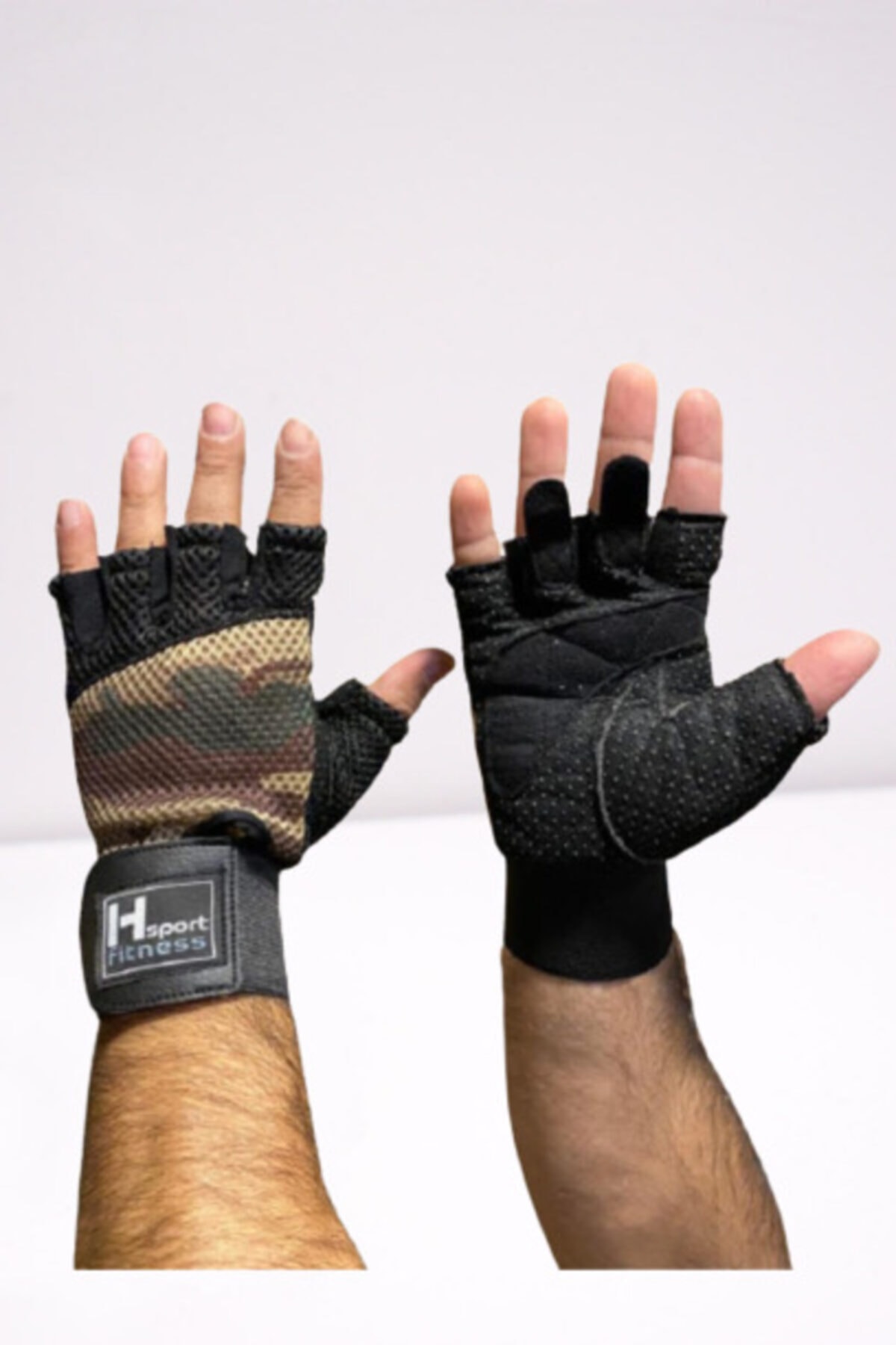 DSport Bileklikli Fitness Ağırlık Body Eldiveni Kamuflaj Desenli